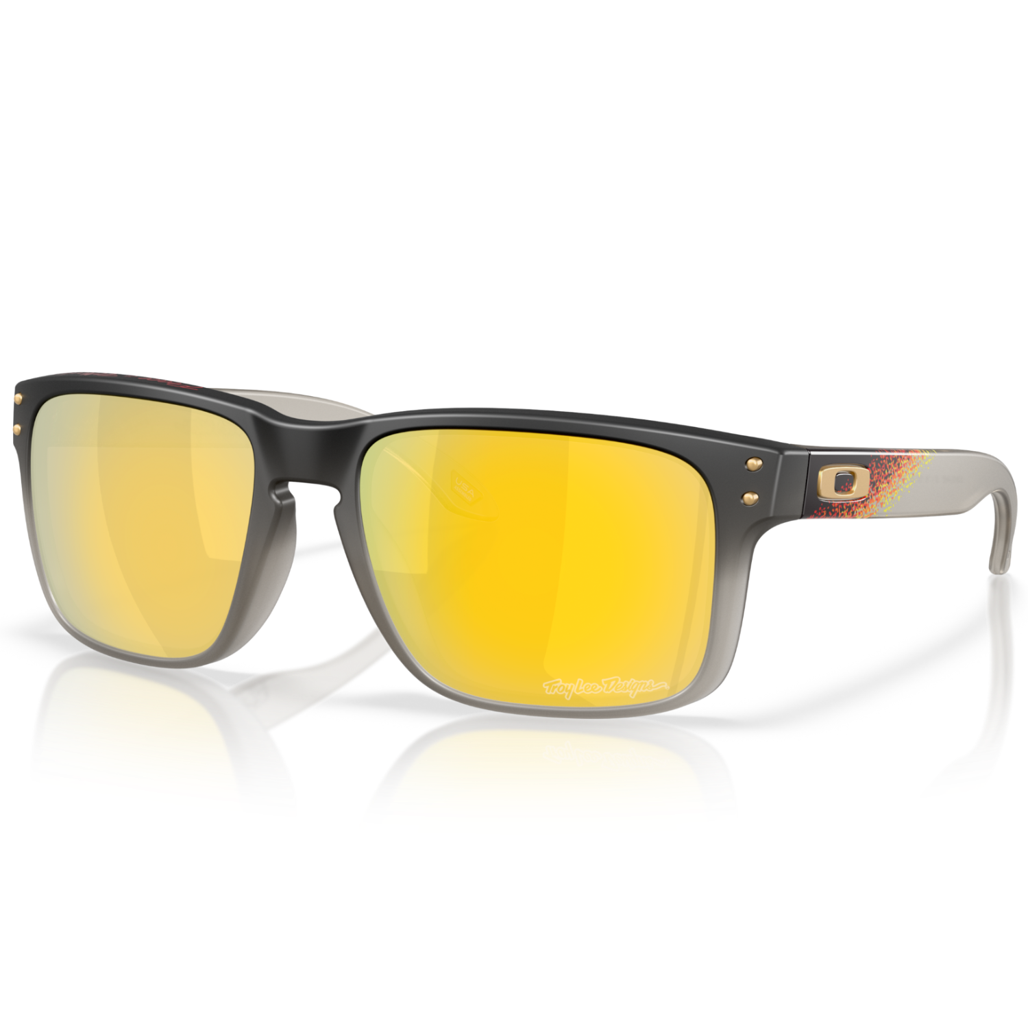 Oakley Holbrook™ Troy Lee Designs Series - Prizm 24k Polarized Lenses Black Fade Frame Sunglasses