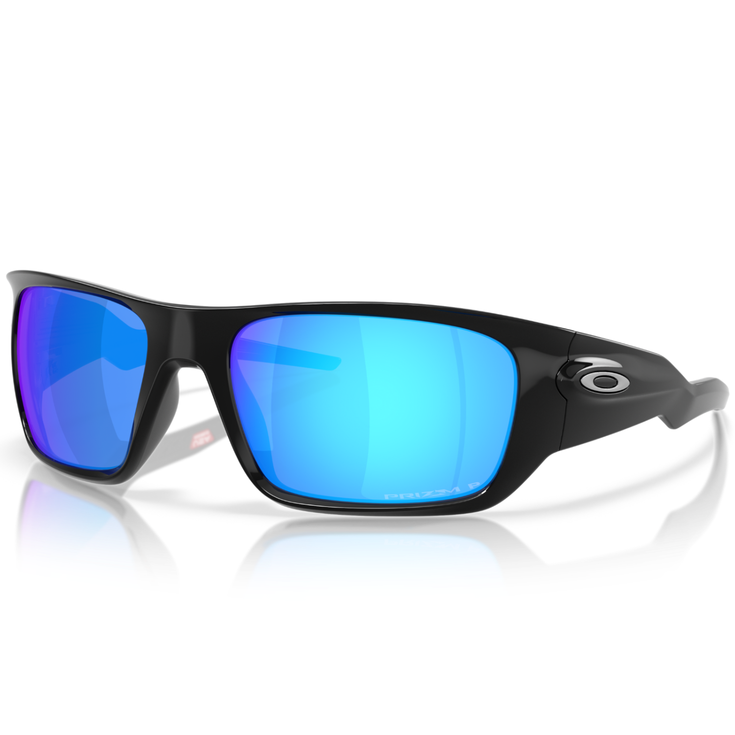Oakley Masseter Polished Black Prizm Sapphire Polarized Sunglasses