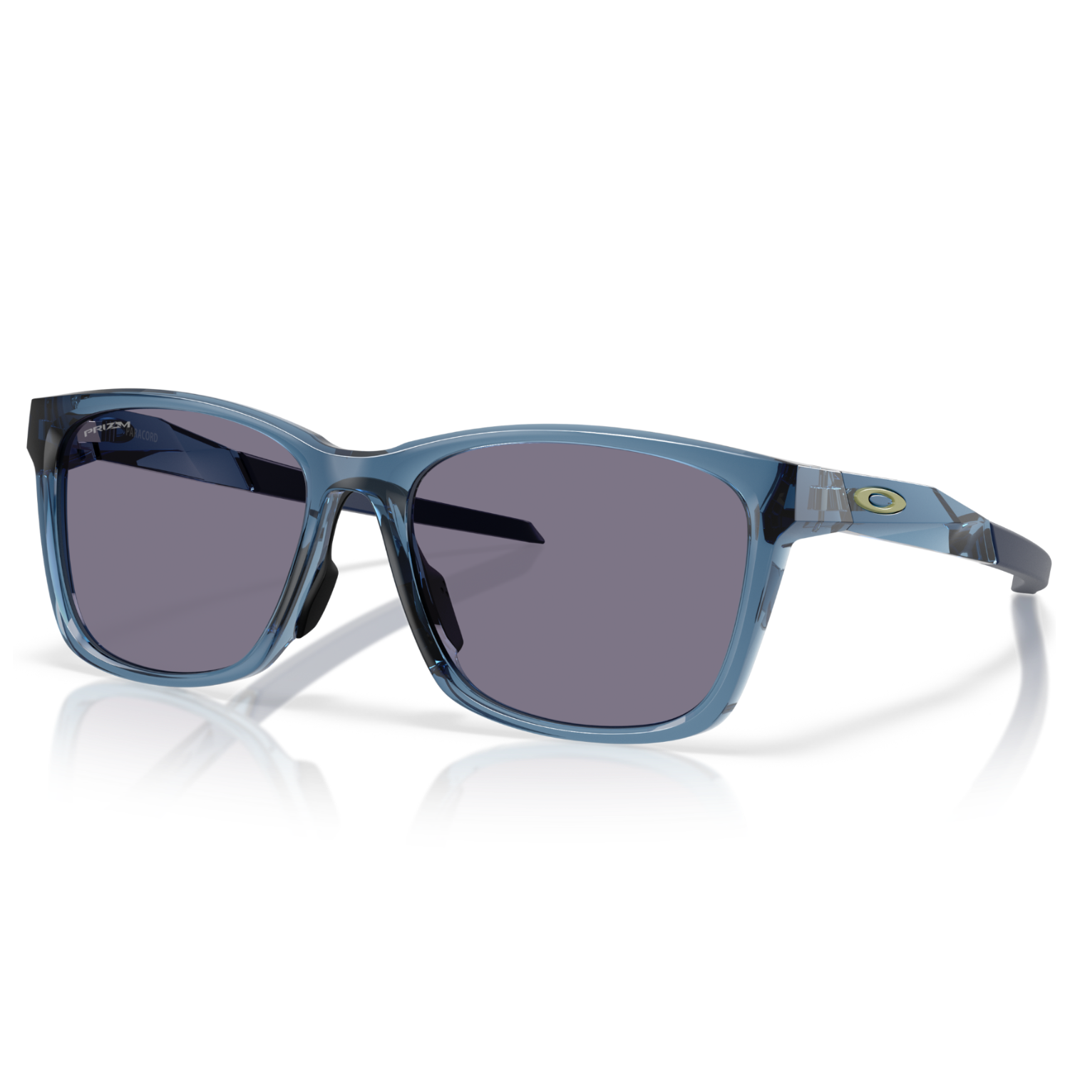 Oakley Paracord Prizm Grey Lenses Transparent Abyss Frame Sunglasses