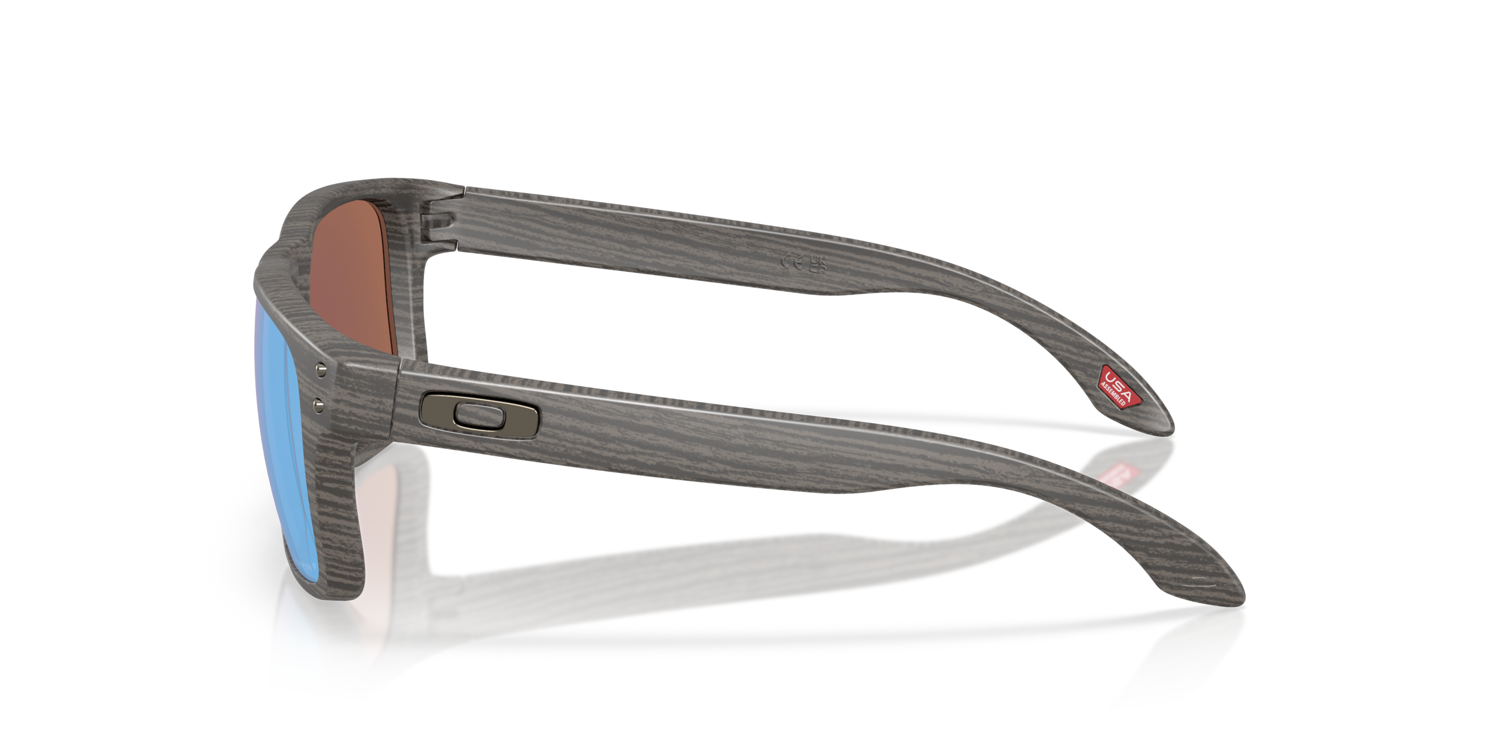 Oakley Holbrook™ S Prizm Deep Water Polarized Lenses, Woodgrain Frame Sunglasses