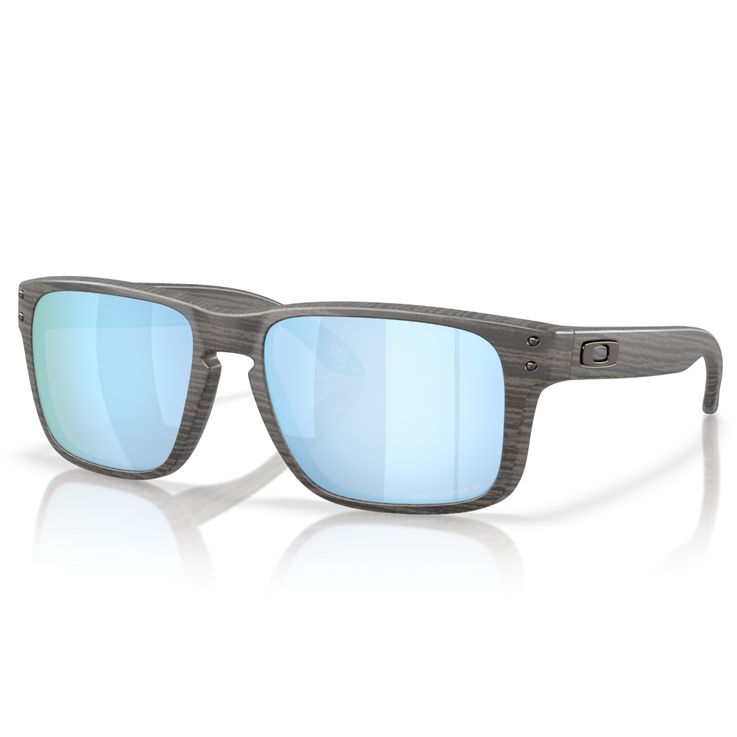 Oakley Holbrook™ S Prizm Deep Water Polarized Lenses, Woodgrain Frame Sunglasses