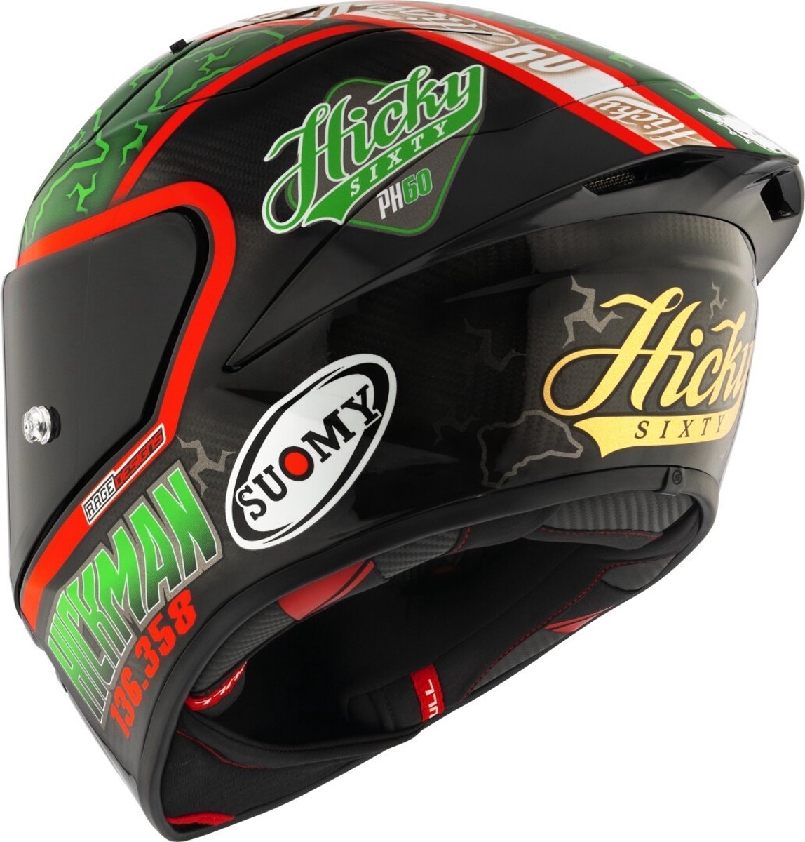 Suomy S1-XR GP Carbon Hickman Replica 2024 FIM