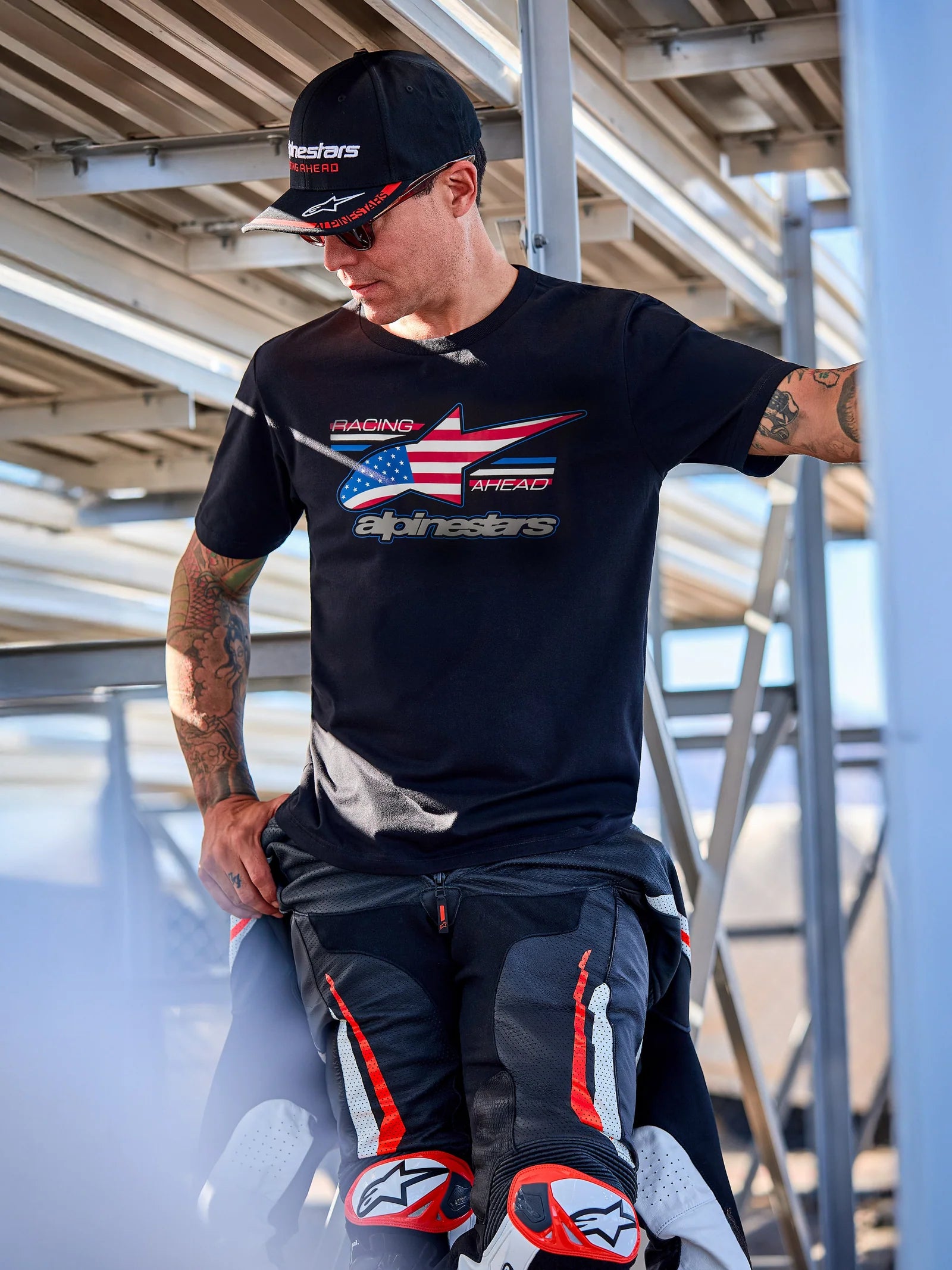 Alpinestars Global CSF T-Shirt - Black USA