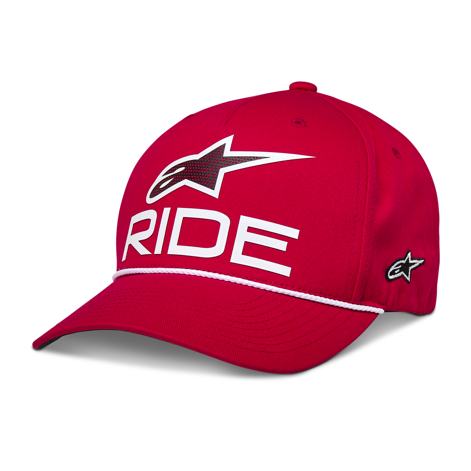 Ride Comp Snapback pet - Rood/Wit/Zwart