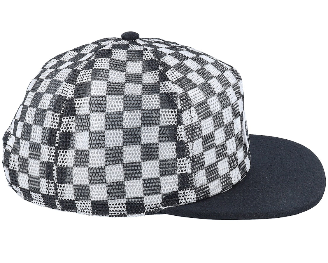 Full Patch Mesh Trucker Hat - Checkered