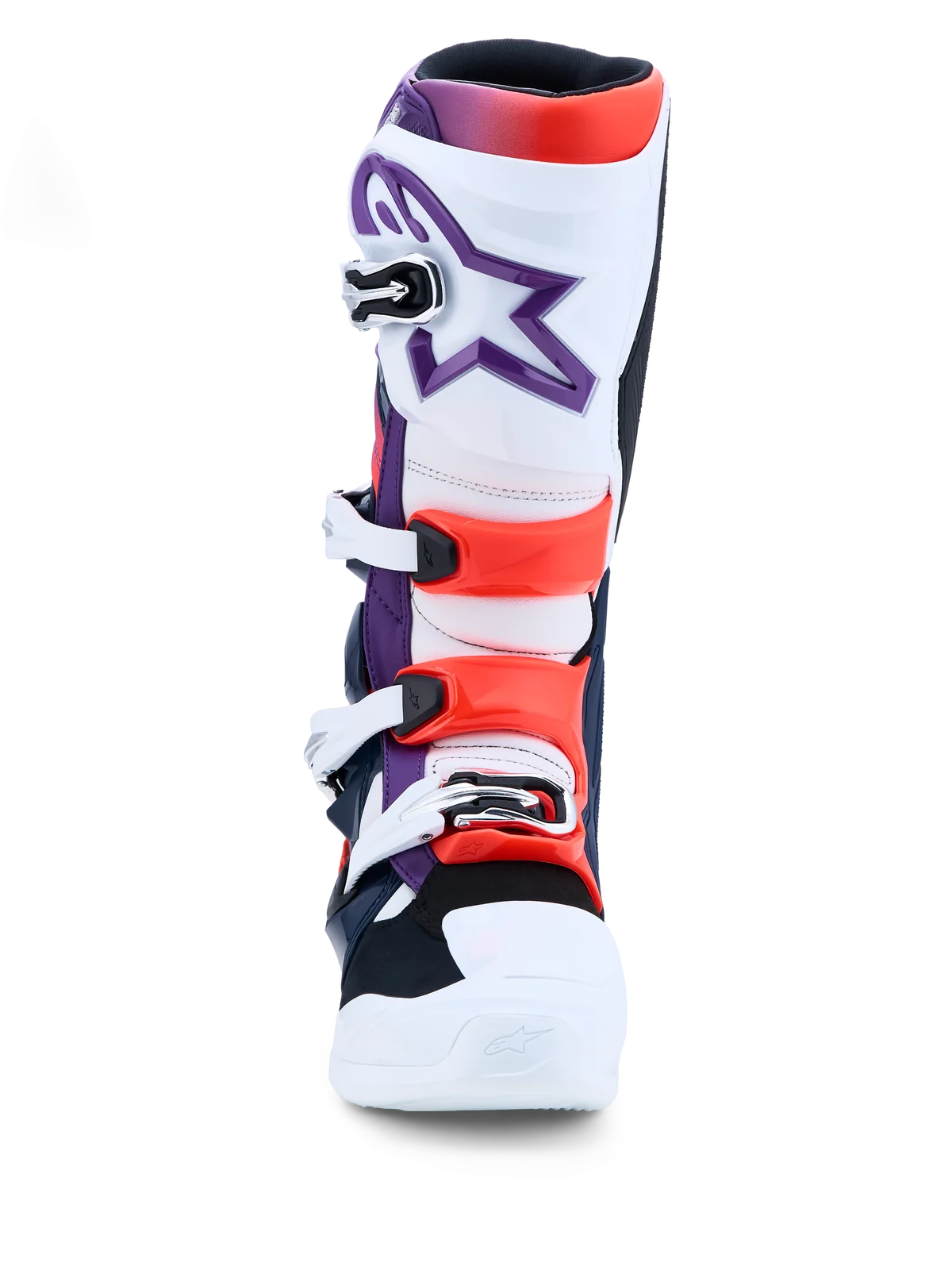 Alpinestars Tech 7 Motocross Boots - Purple White Dark Blue Red Fluo