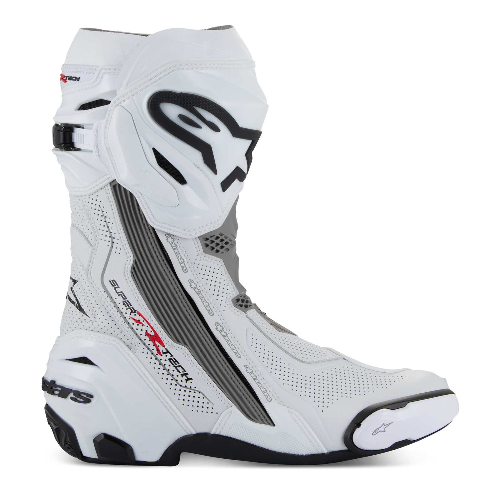 Bottes Supertech R ventilées - Blanc/Gris moyen/Noir