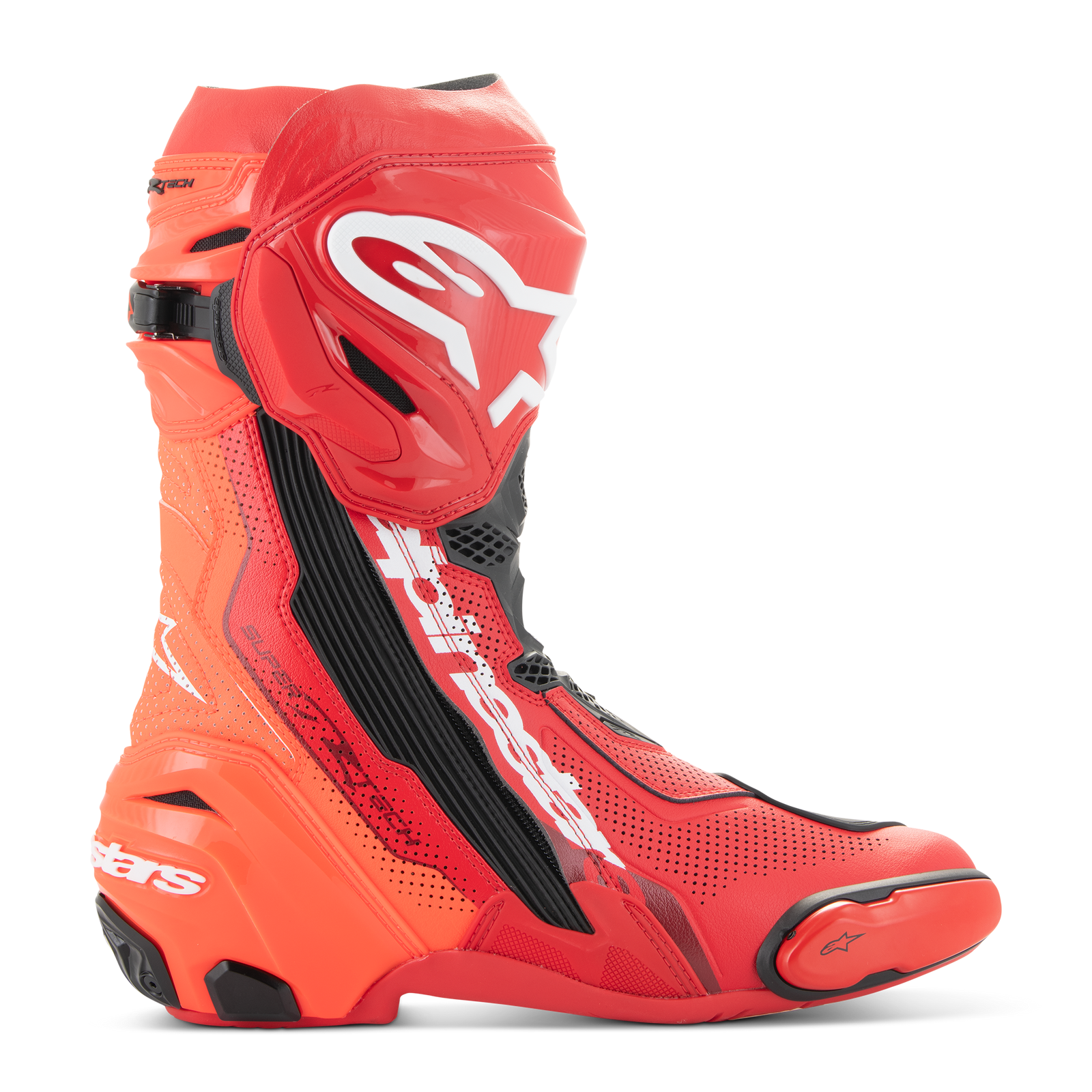 Supertech R Vented Boot - Bright Red/Red Fluo