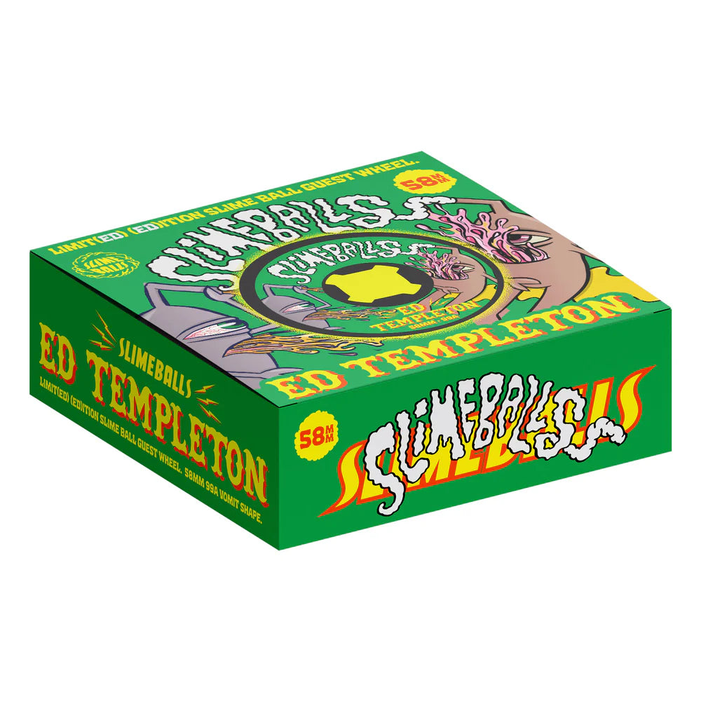 Slime Balls 58mm Ed Templeton Vomits 99a Slime Balls Guest Skateboard Wheels