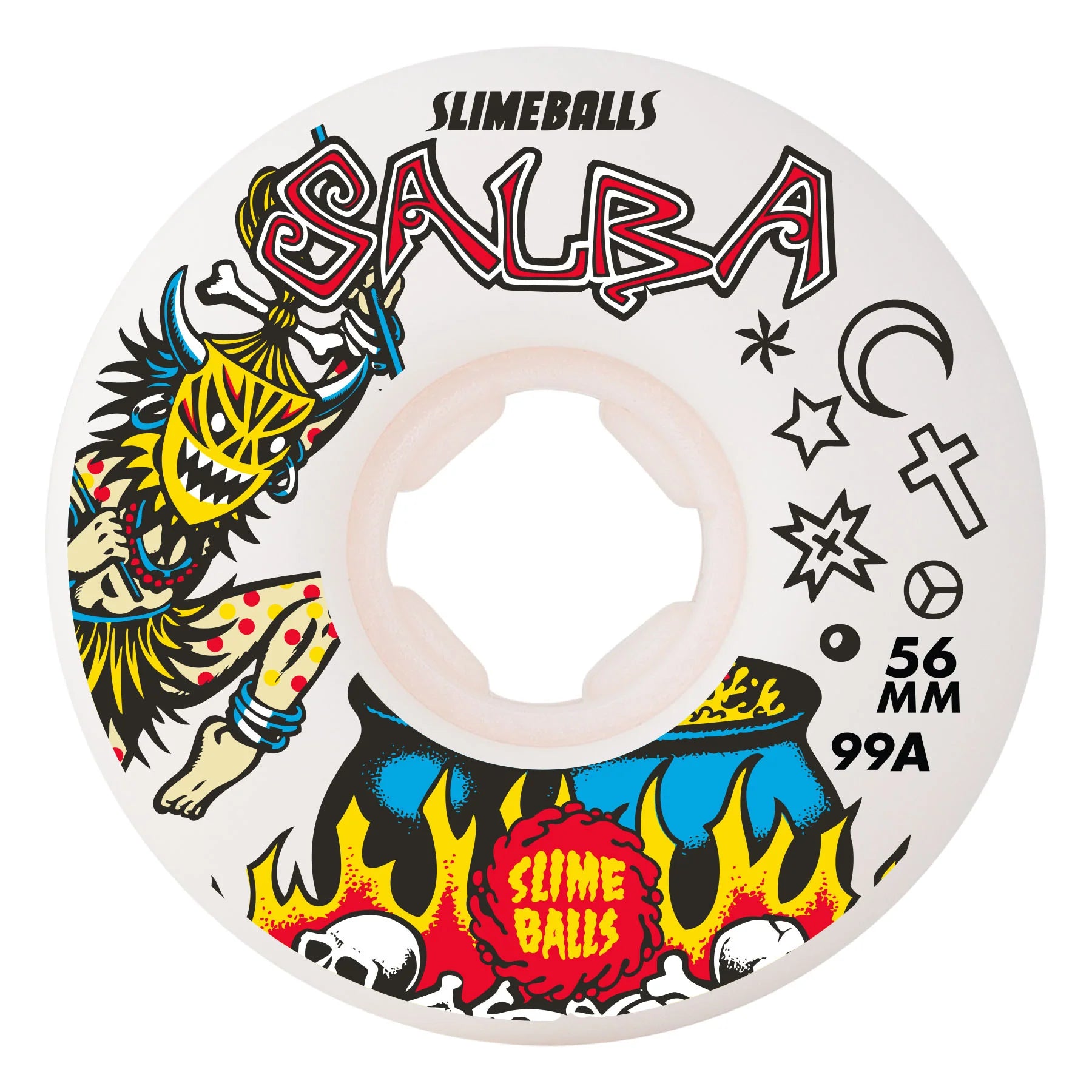 Slime Balls Salba Witch Doctor 99a Chubbies 56mm Skateboard Wheels