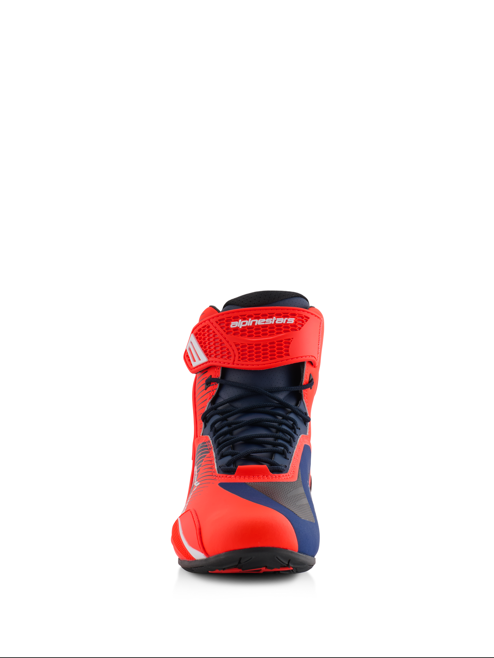MM93 Faster-4 Shoes - Red Fluo/Dark Blue