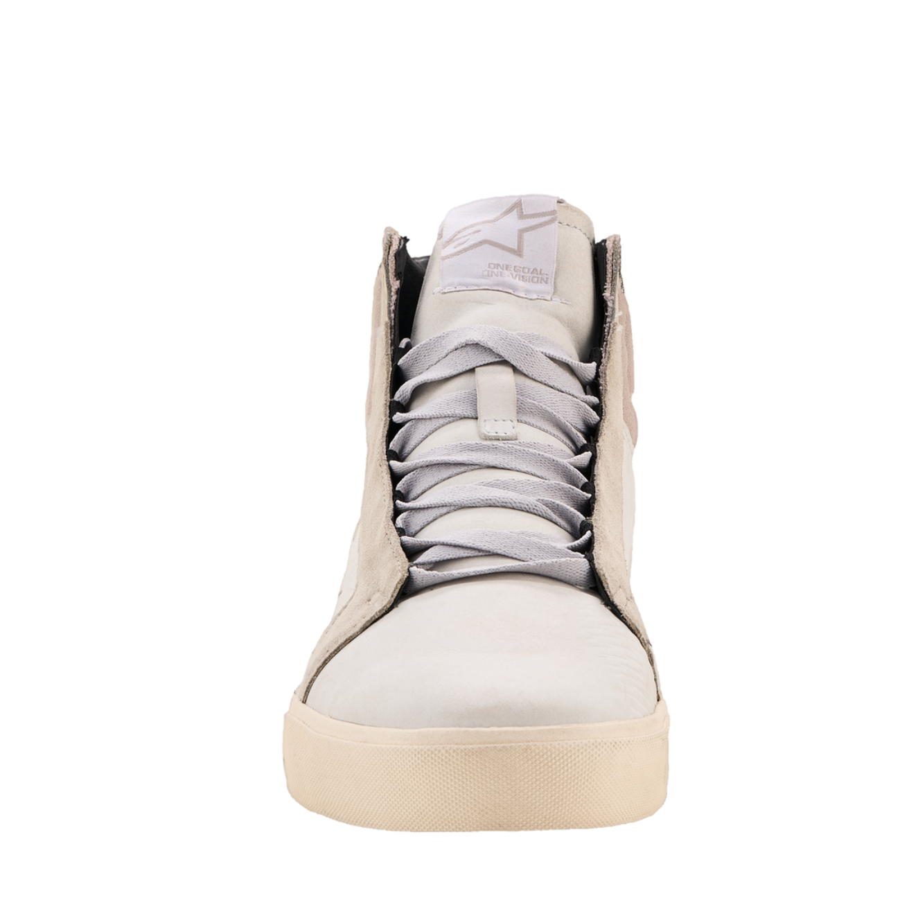 Alpinestars Ride-63 Leather Riding Shoes - Off White/Cool Gray/Gum