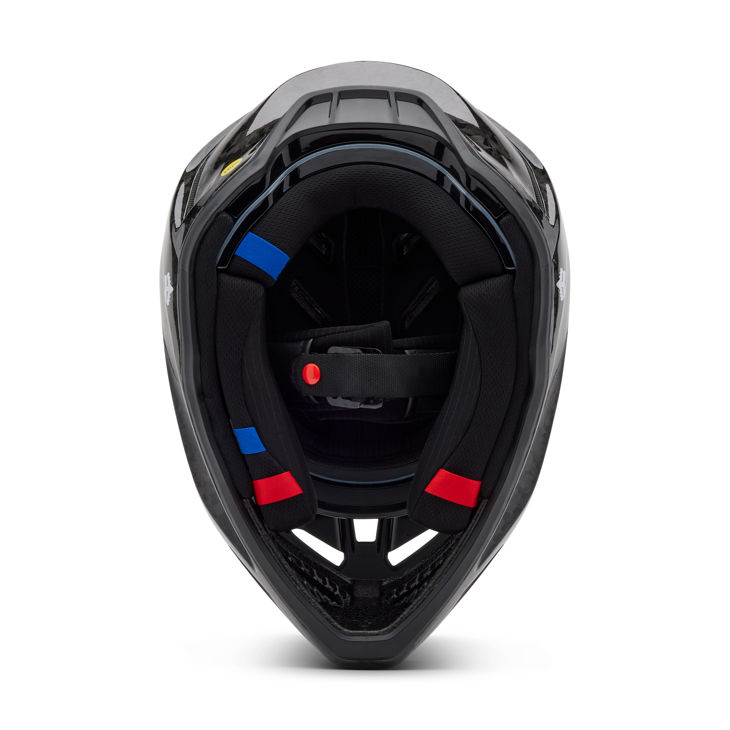 Fox V3 RS Carbon Solid Black Helmet