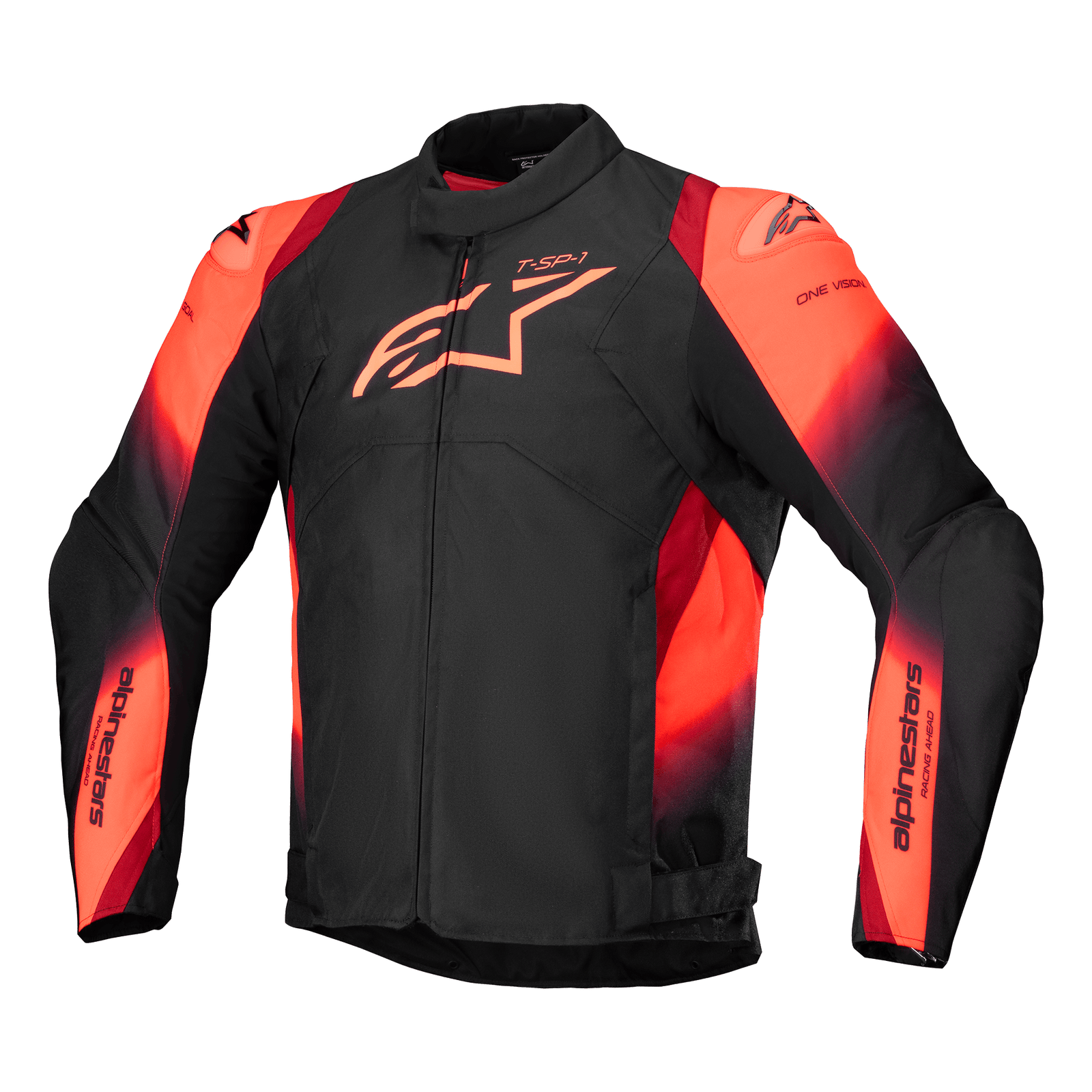Alpinestars T-SP 1 Waterdichte Jas - Zwart/Rood Fluo