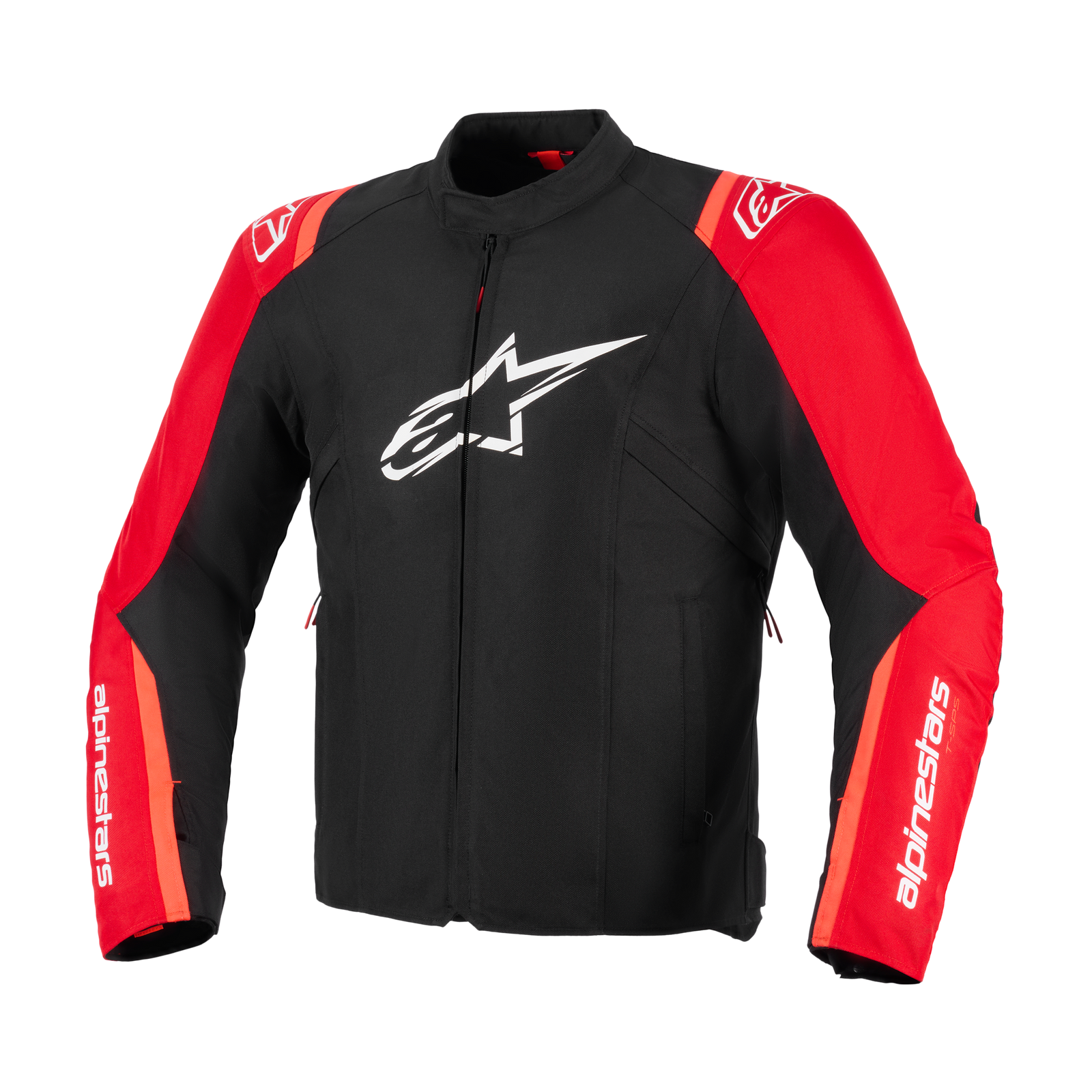 Veste imperméable T-SPS V2 - Noir Rouge/Rouge fluo