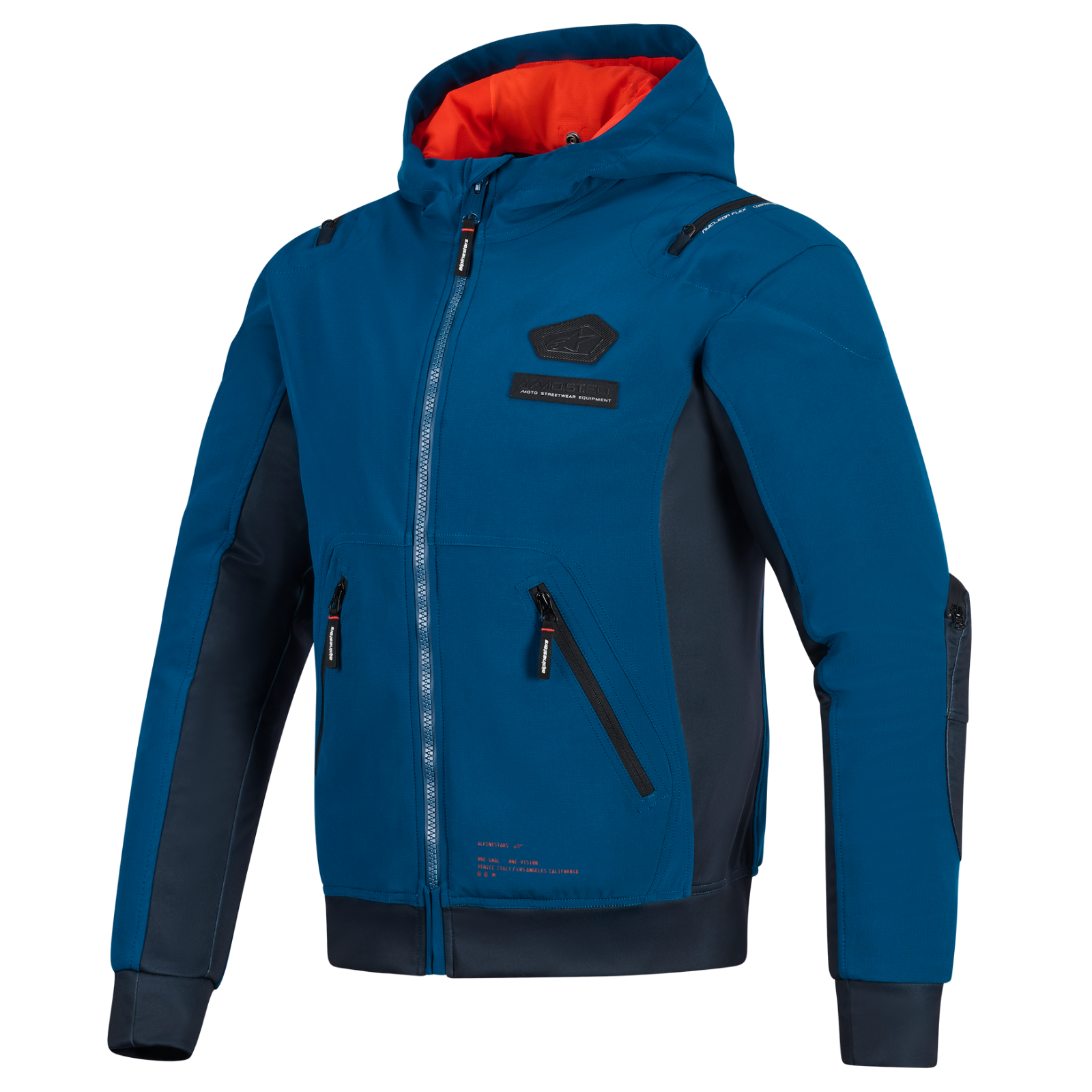 Moblast Waterproof Jacket - Dark Petrol/Dark Navy