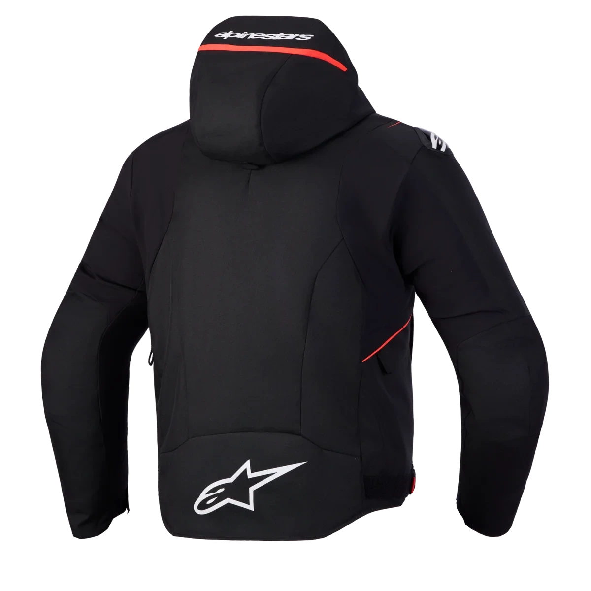 Alpinestars Zaca V2 Waterproof Jacket - Black/Red Fluo