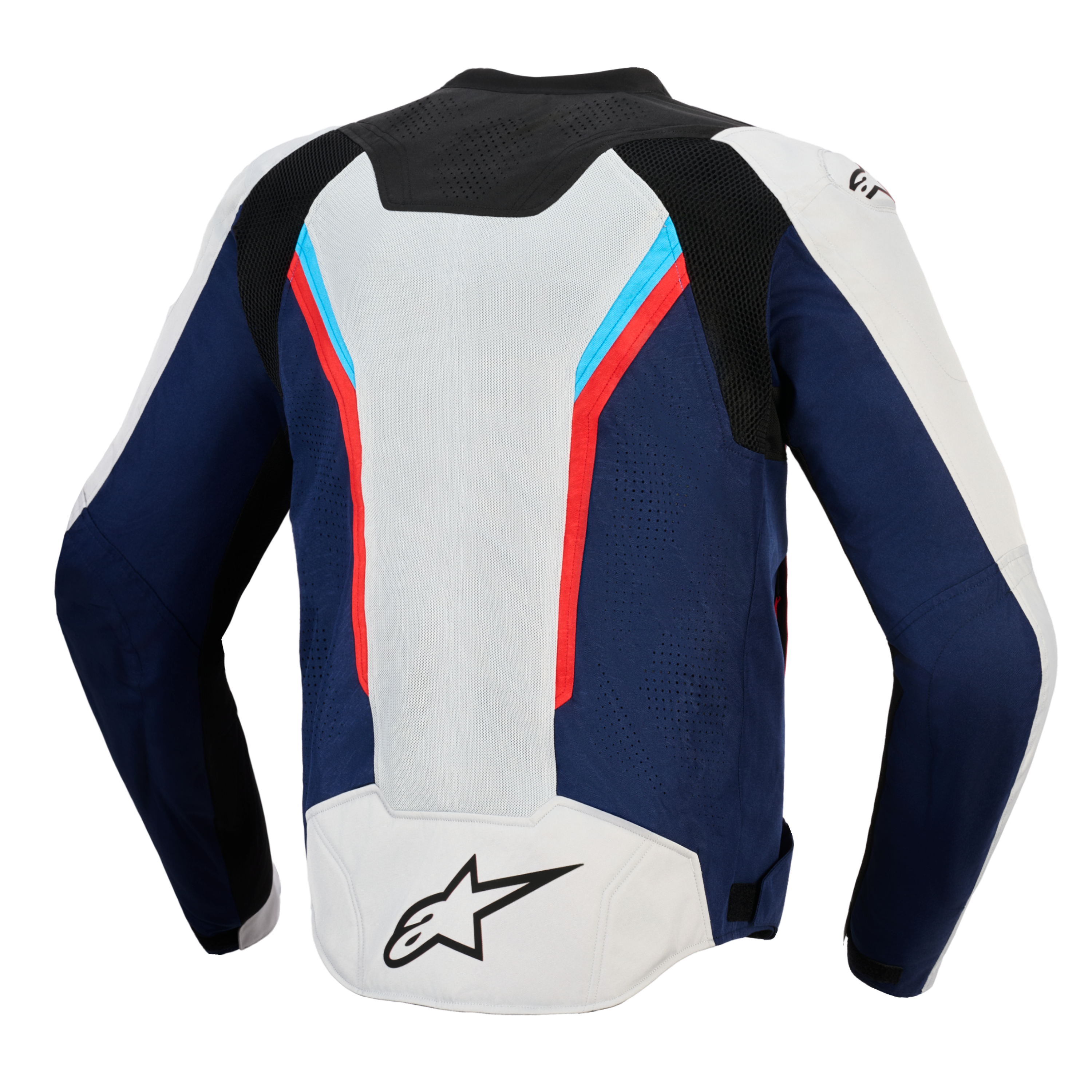 Alpinestars AST V3 Air jacket - Silver/Deep Blue/Bright Red