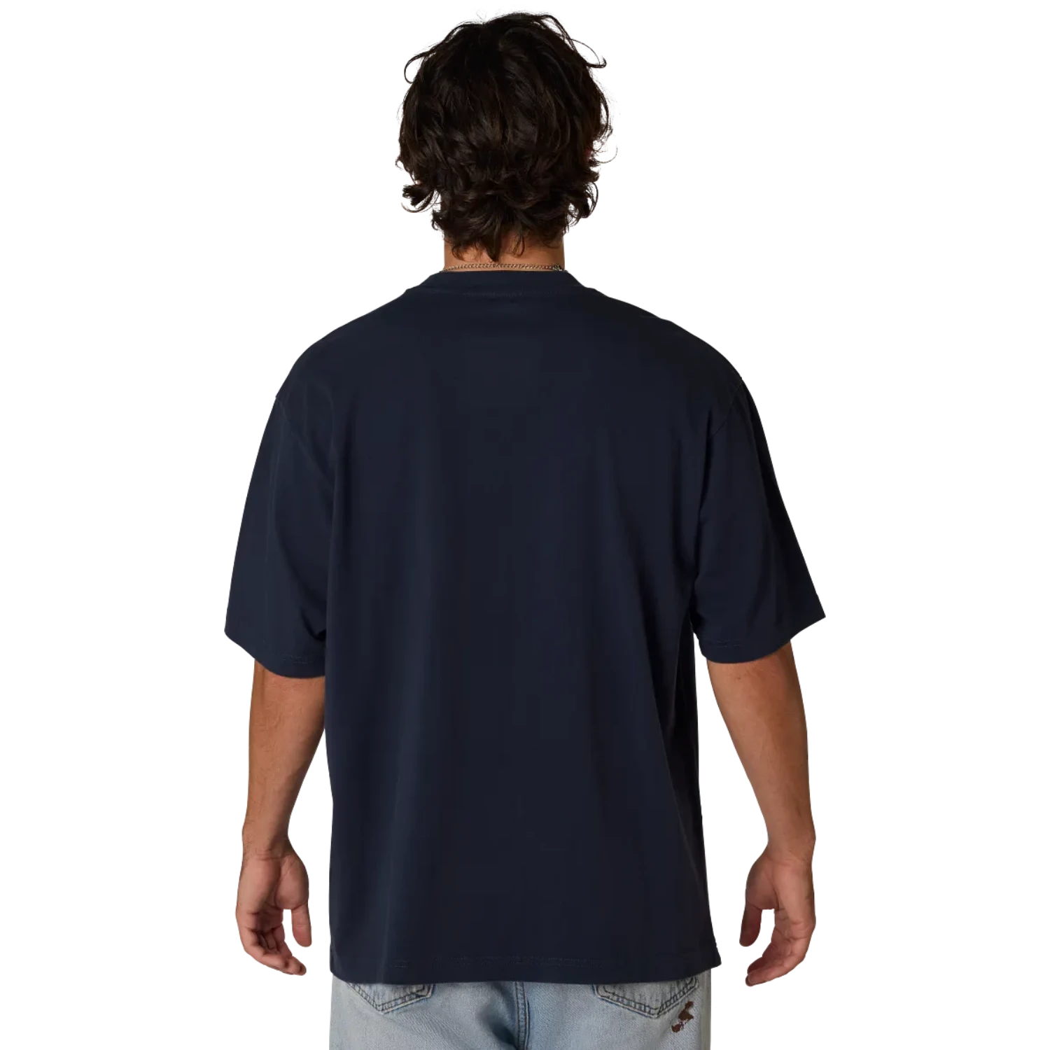 T-shirt oversized mi-lourd Fox Kawi - Bleu nuit