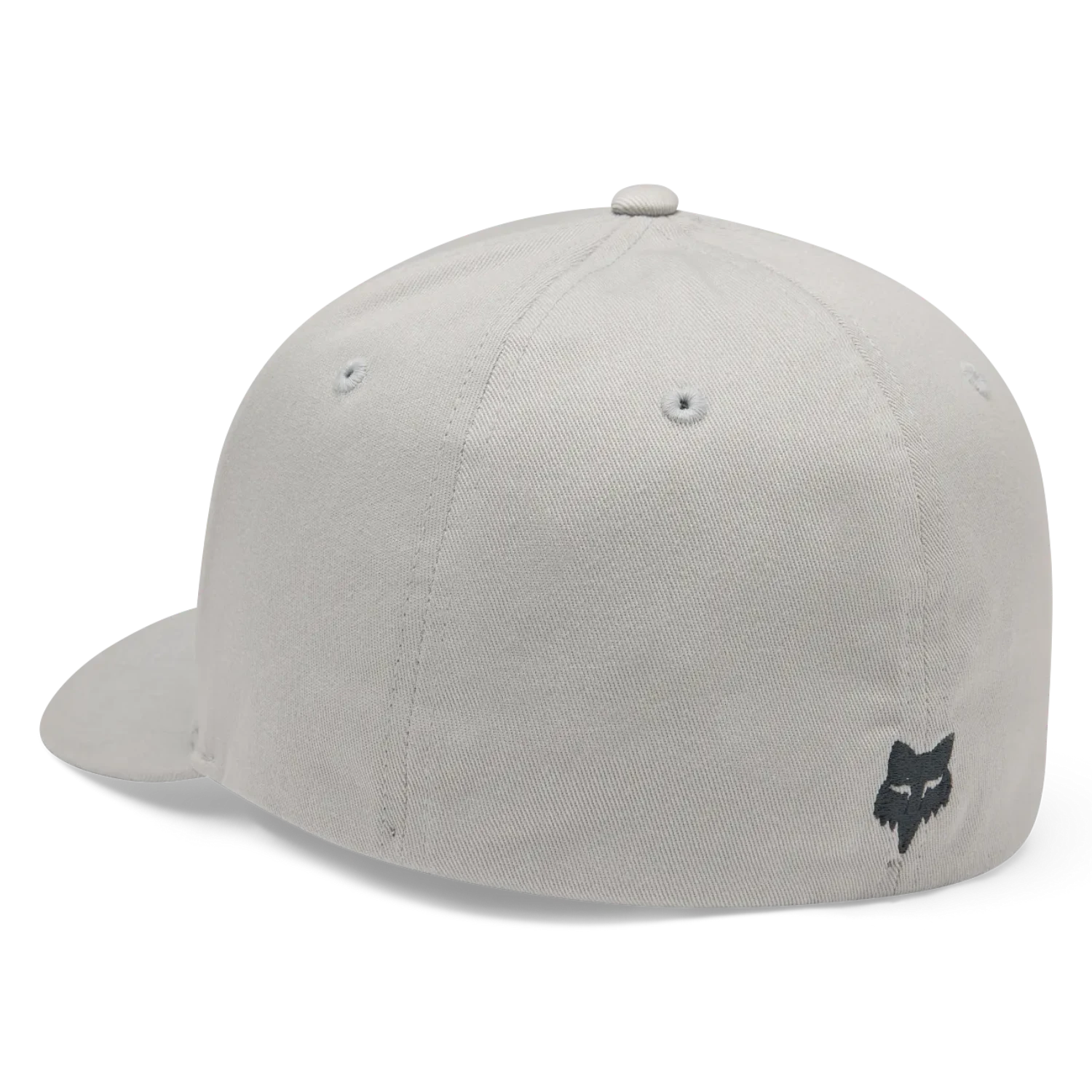 Fox Badge Flexfit Hat - Light Grey