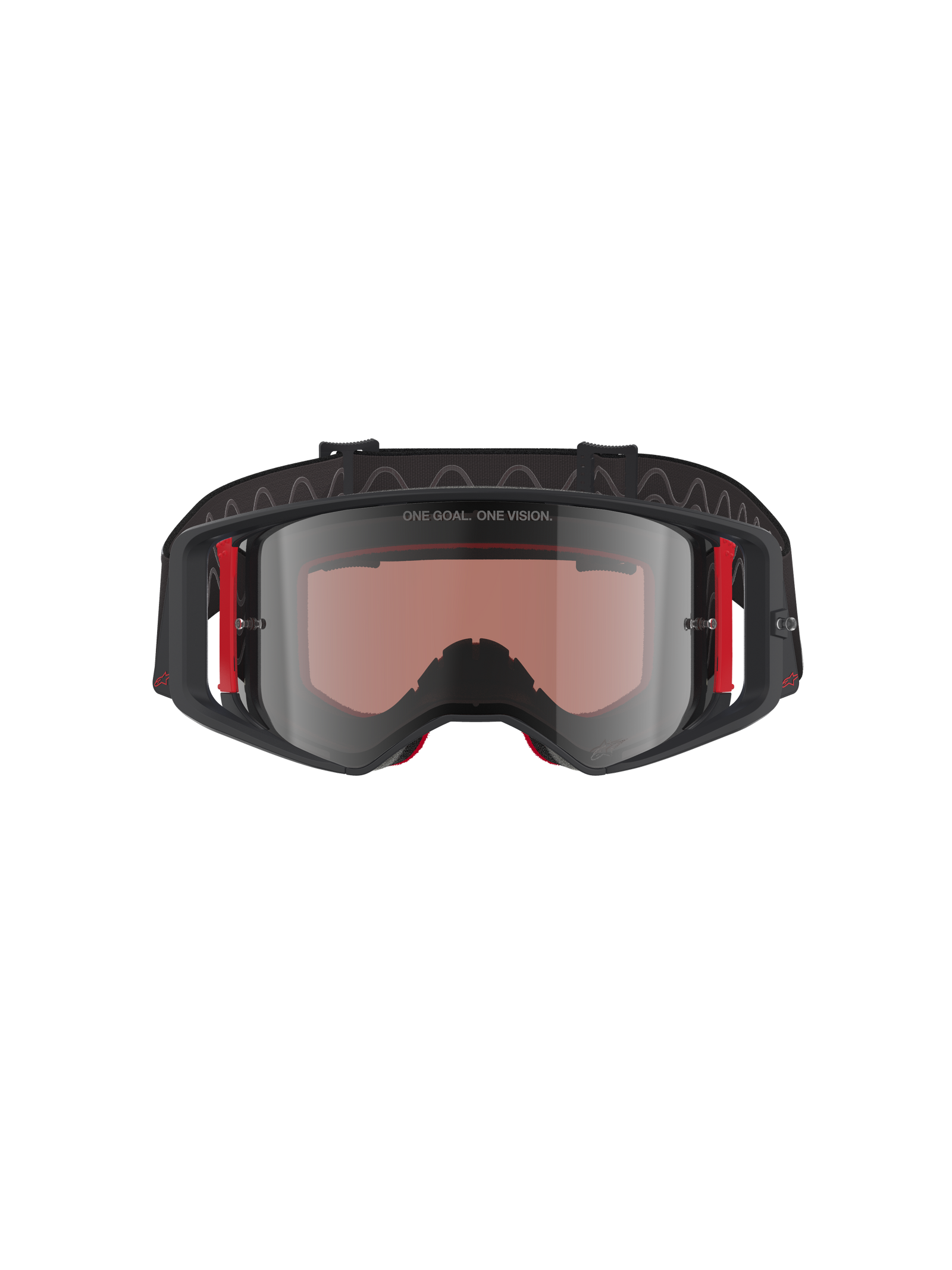 Alpinestars Supertech Corp Goggles Absolute Vision- Black Red Mirror Silver