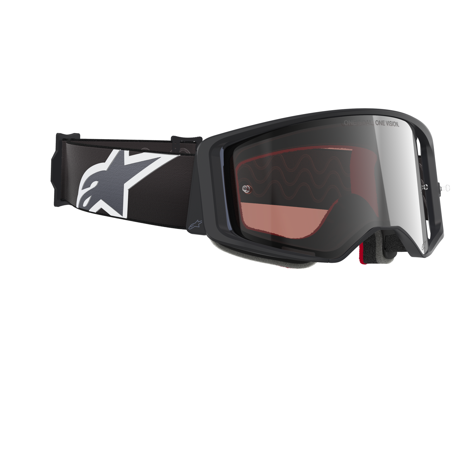 Alpinestars Supertech Corp Goggles Absolute Vision - Black Grey Mirror Silver