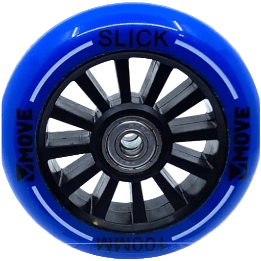 Move Slick 100mm Wheel - Blue/Black