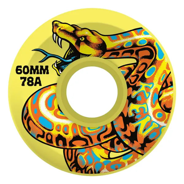 Roues Jeff Kendall Snake Slime Ball 60 mm 78a - Jaune