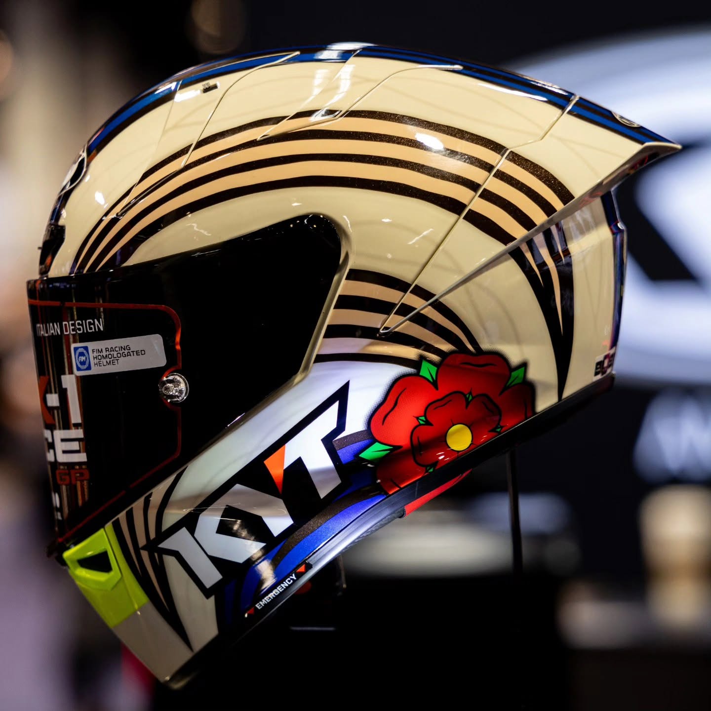 PRE-ORDER!! KYT KX-1 Race GP Limited Edition John McGuinness Replica Helmet