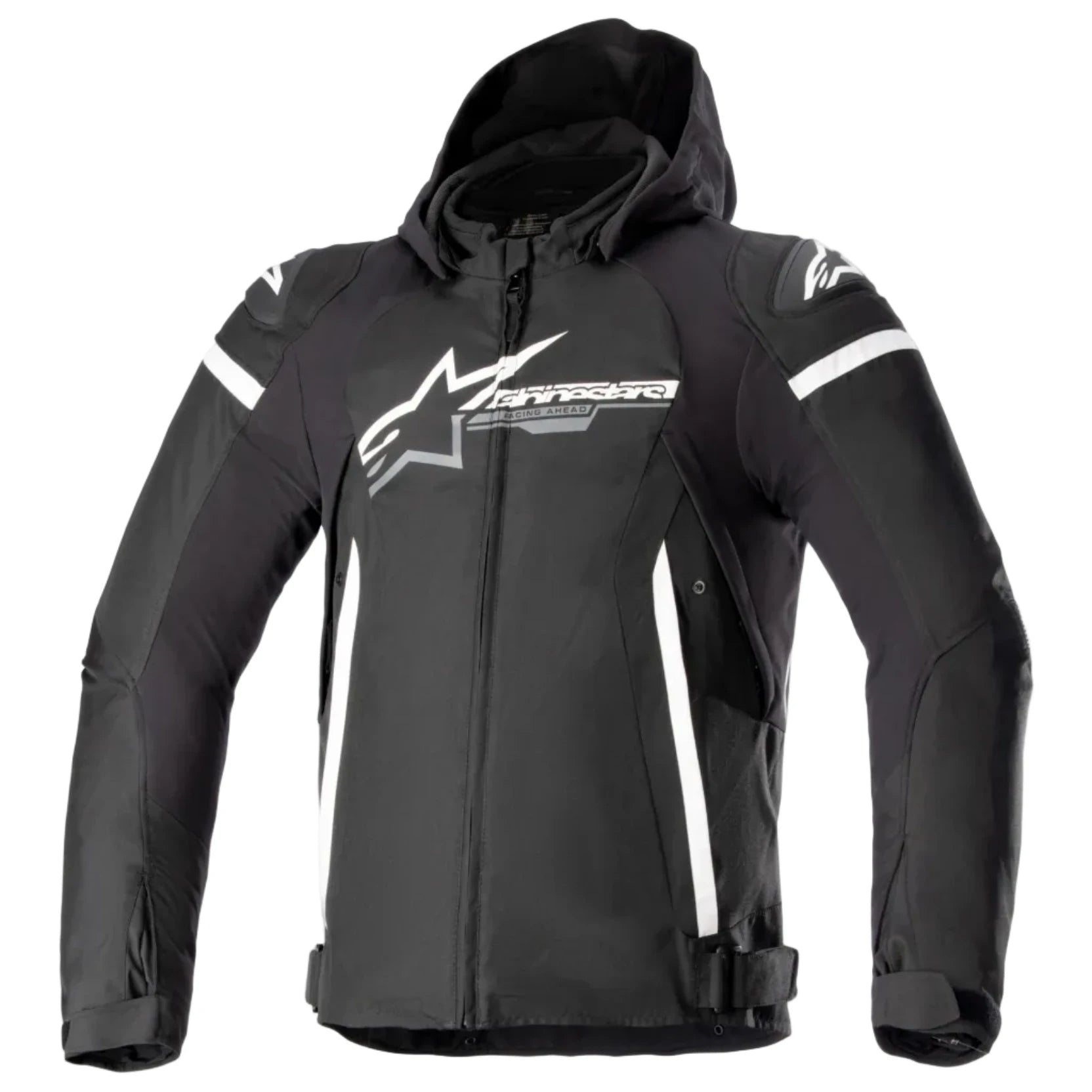 Zaca waterdichte jas - zwart/wit