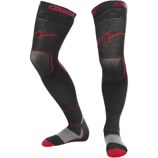 Alpinestars Knee Brace Socks - Red/Black/Gray