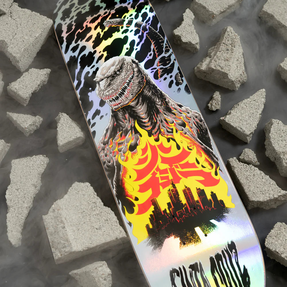 Santa Cruz X Godzilla Shin Knox Firepit Limited Edition 5.0" Deck