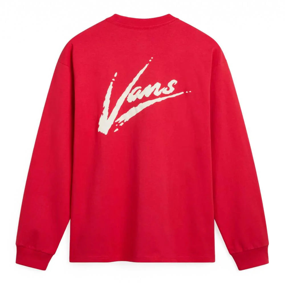 Vans Dettori Loose Longsleeve Tee - Racing Red