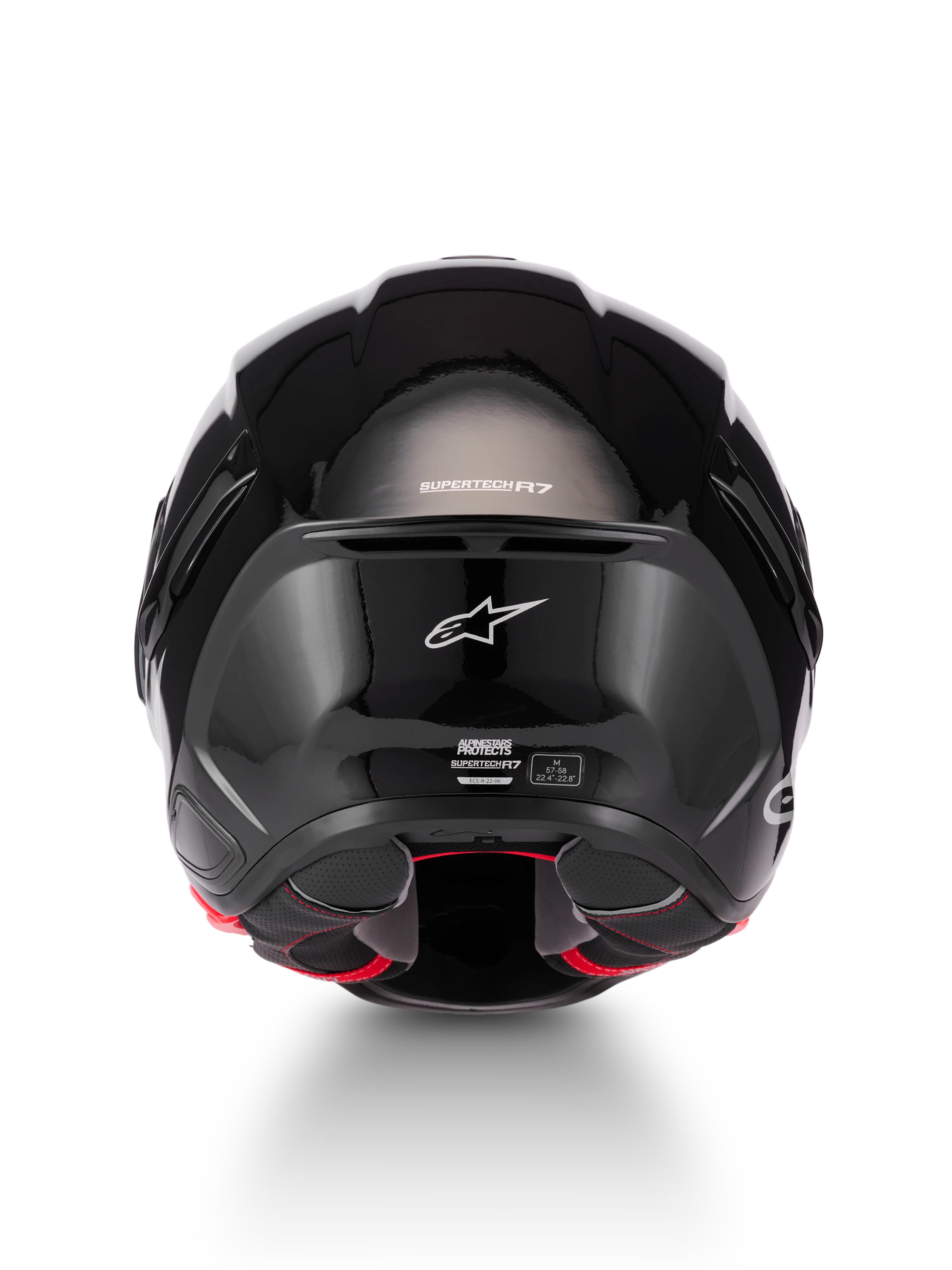 Alpinestars S-R7 Solid Helmet - Black Glossy