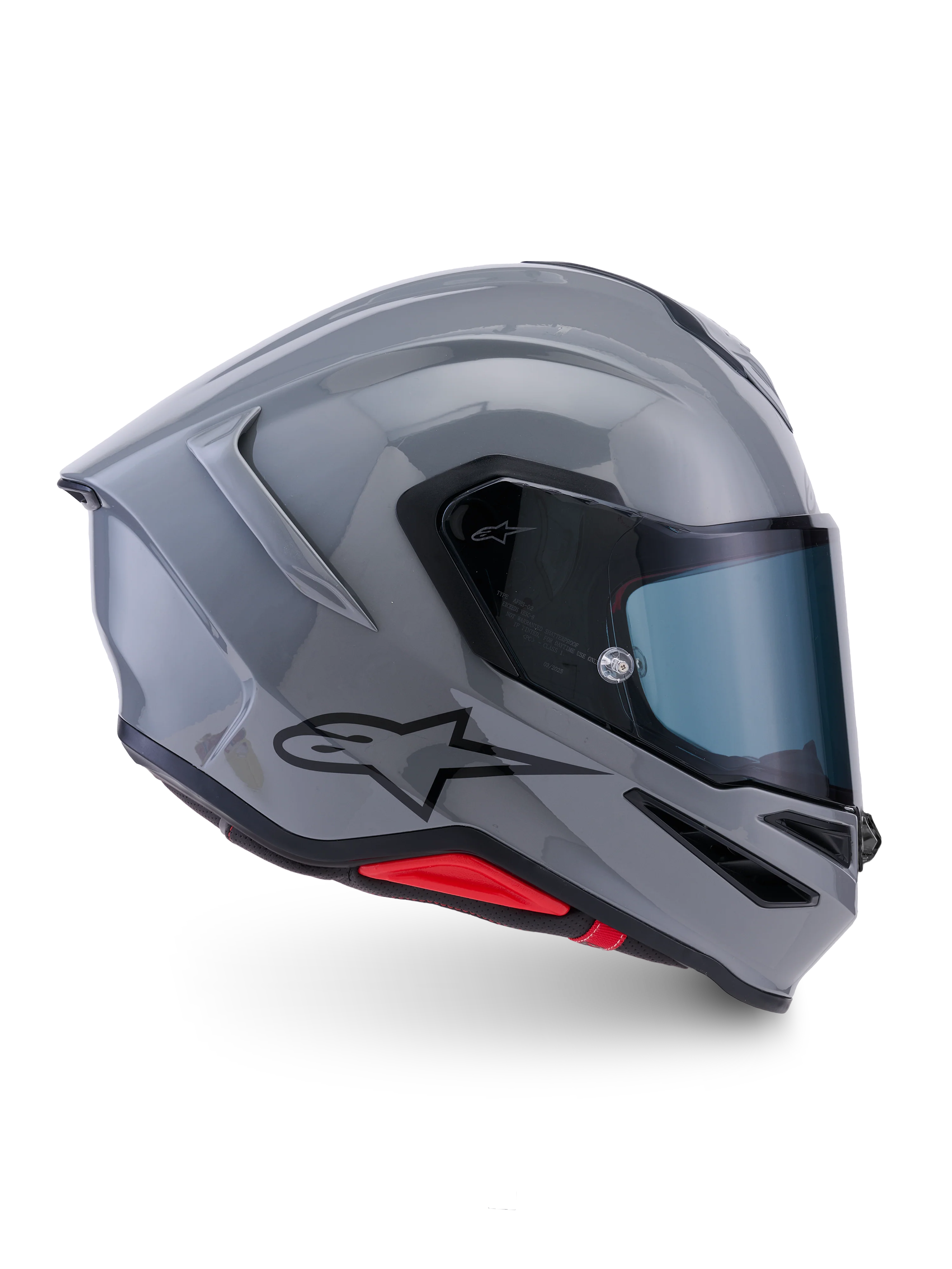 Alpinestars S-R7 Solid Helmet - Gray Glossy