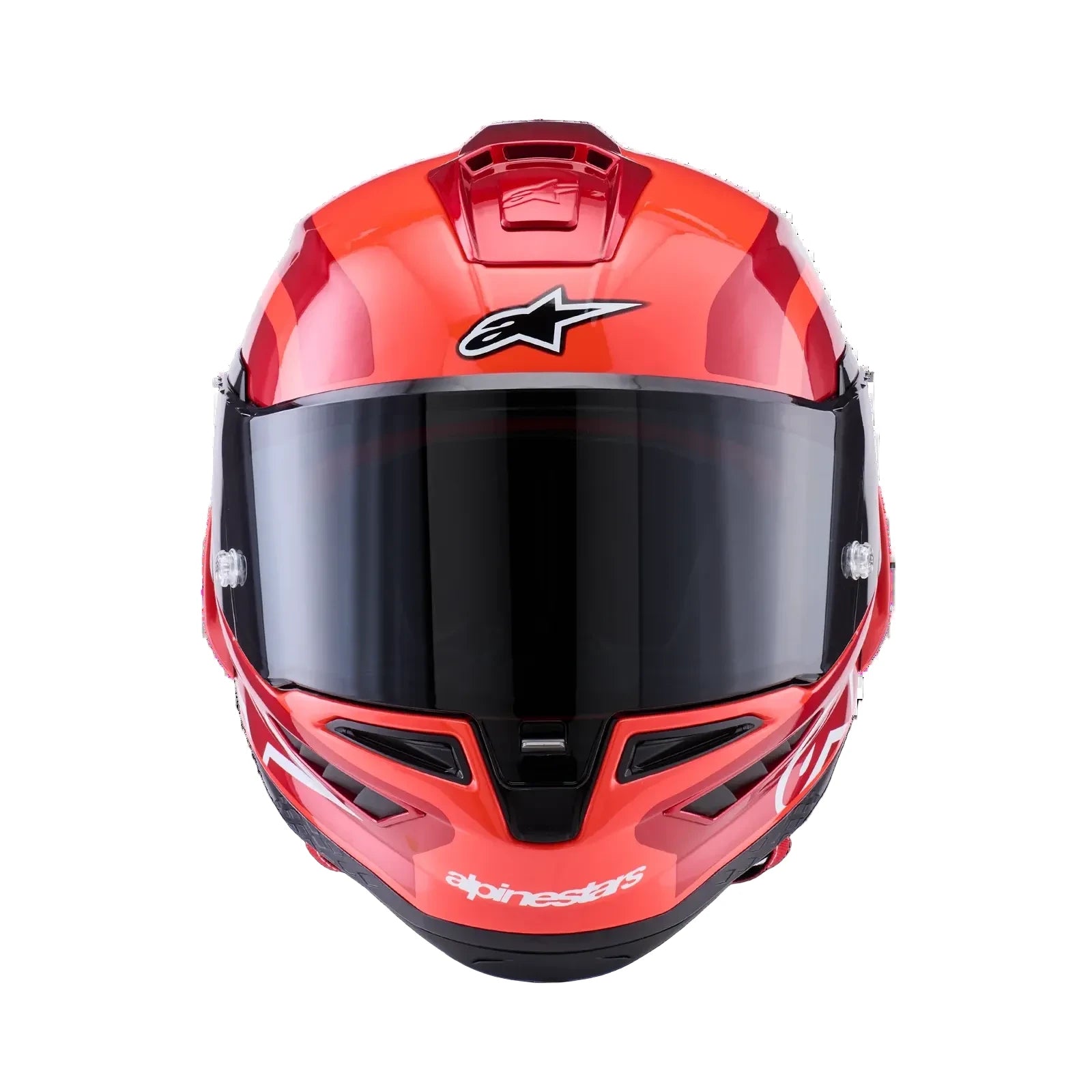 Alpinestars Supertech R10 Arius Helmet - Black/White/Double Red Glossy
