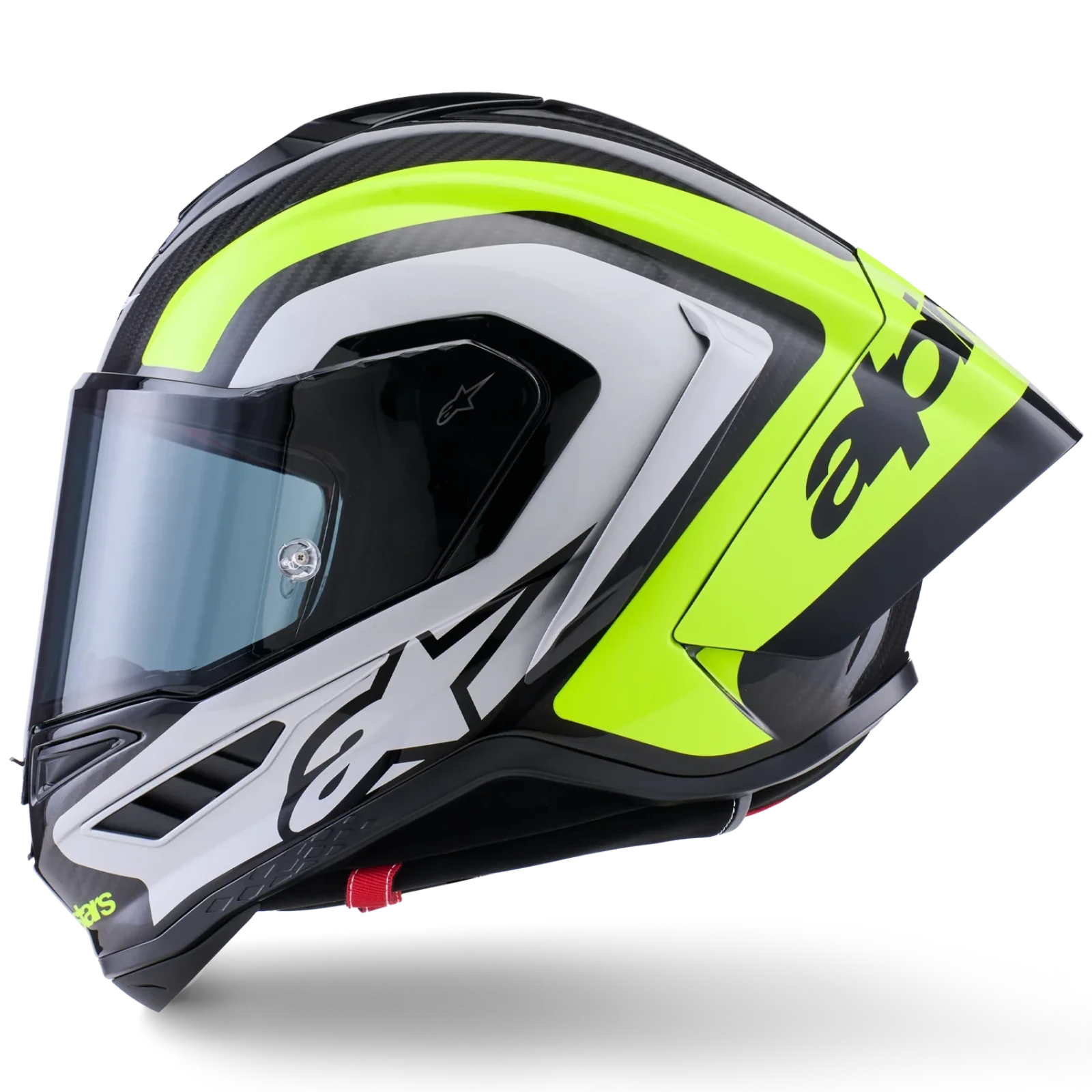 Alpinestars Supertech R10 - Black/Silver/Yellow Fluo Glossy