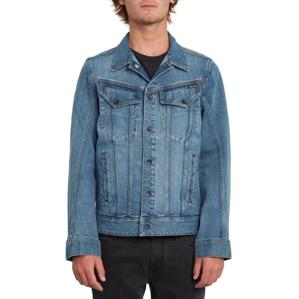 Volcom Weaver Denim Jacket - Dirty Blue