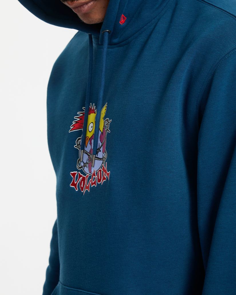Volvom Noder Hoodie - Cosmic Blue