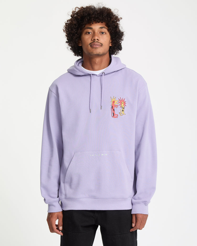 Volcom Longo Cats Hoodie - Purple Ash
