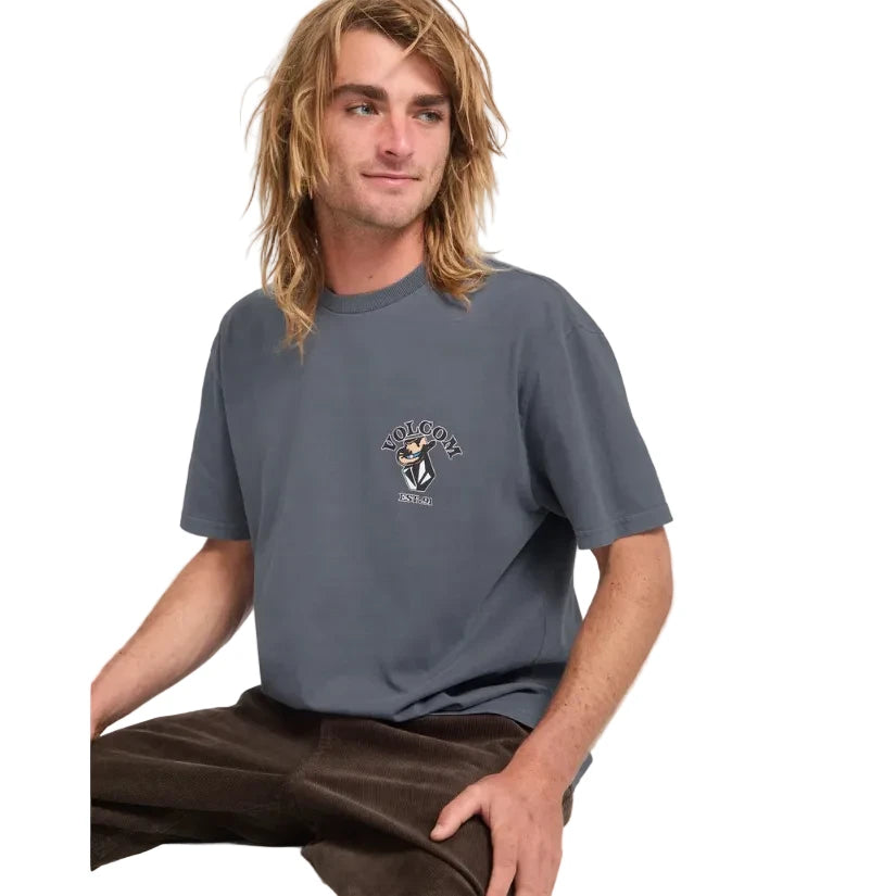 Volcom Bad Luck T-Shirt - Storm Blue
