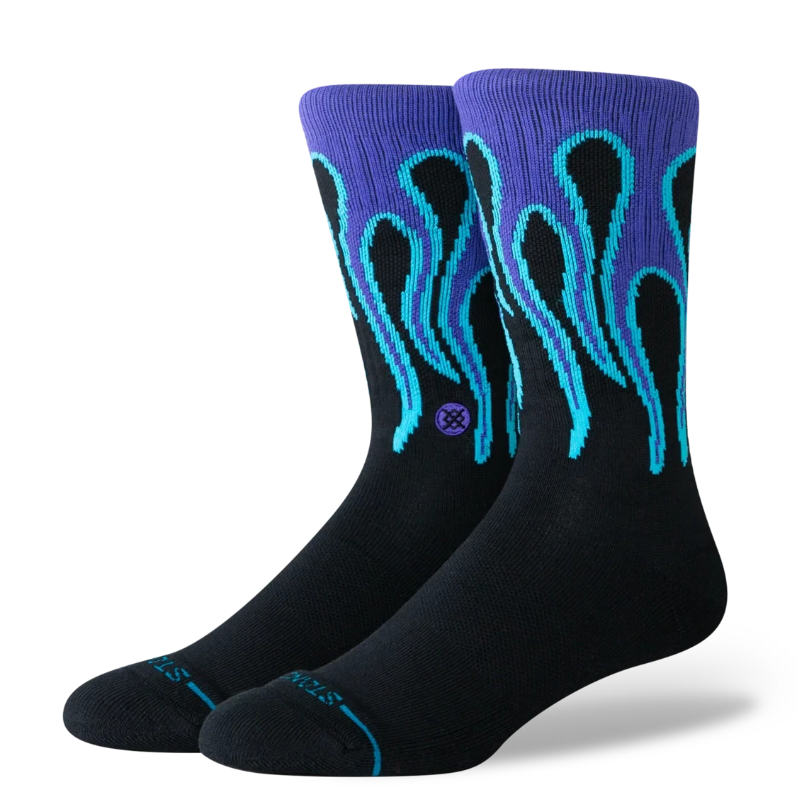 Stance Amethyst Crew Socks - Black