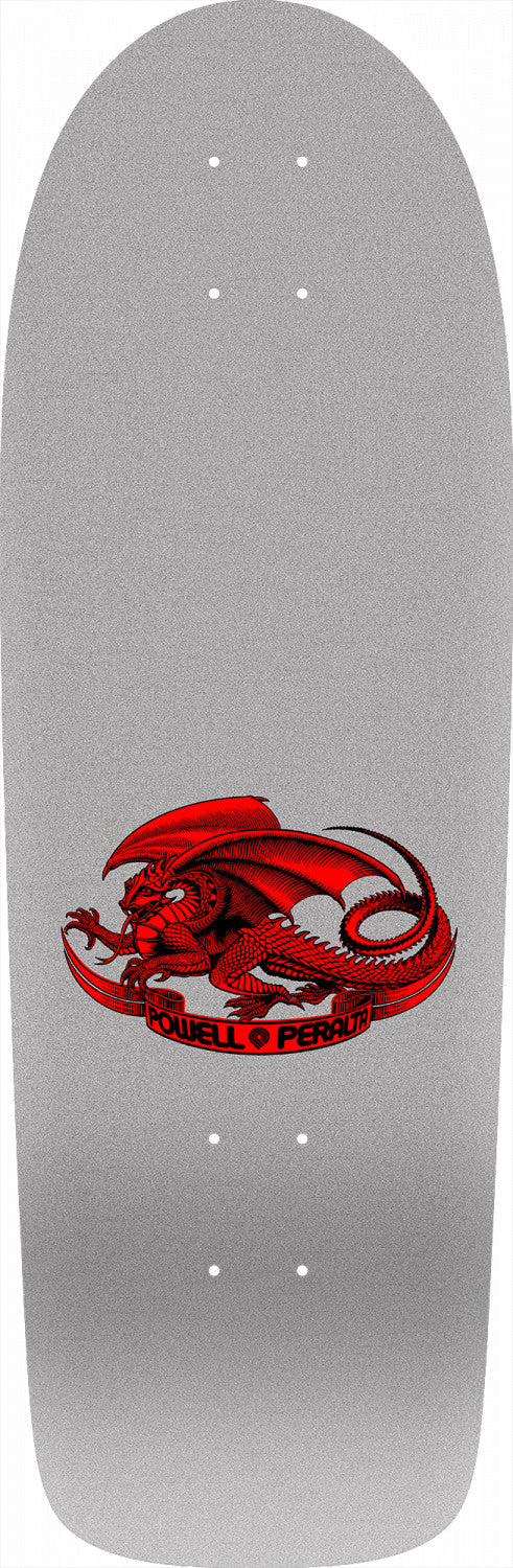 Powell Peralta Ray Rodriguez OG Skull & Sword Reissue Deck 10" - Silver