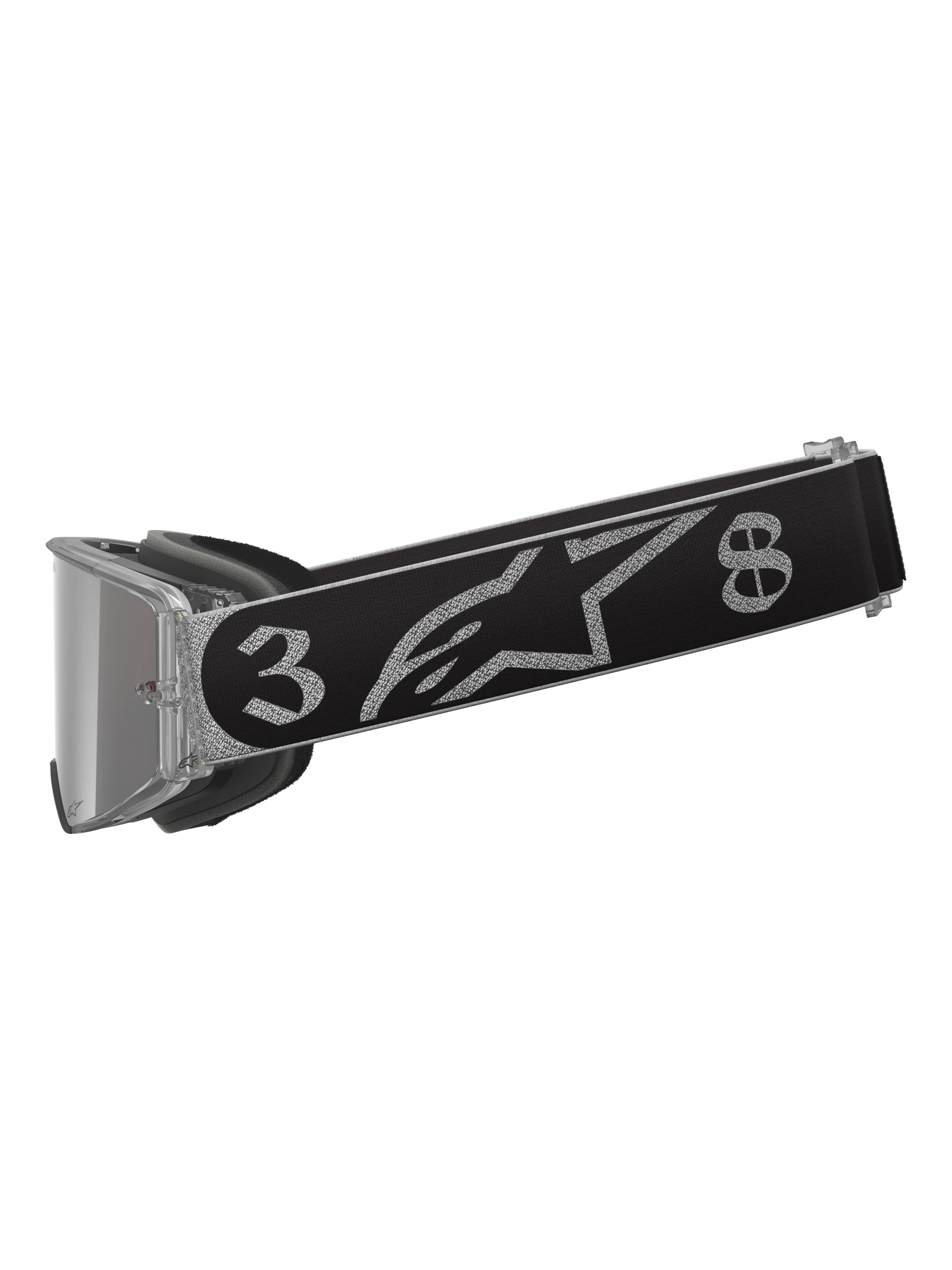 Alpinestars Limited Edition DNGR38 XXV Supertech Vision Goggle - Silver Black Mirror Silver