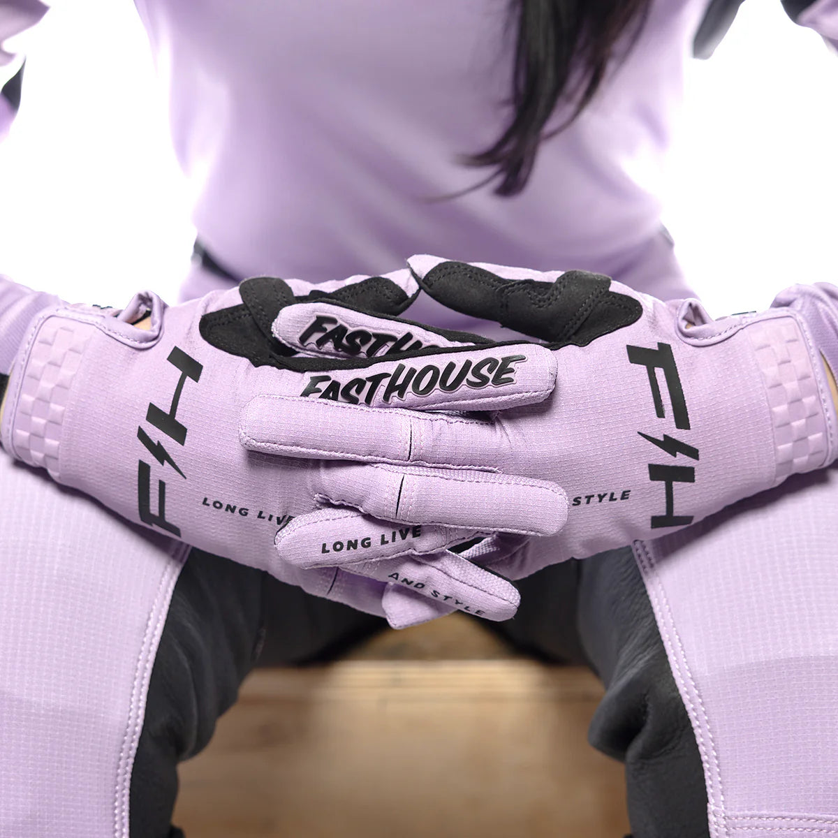 Elrod Nitro Gloves - Smokey Lilac