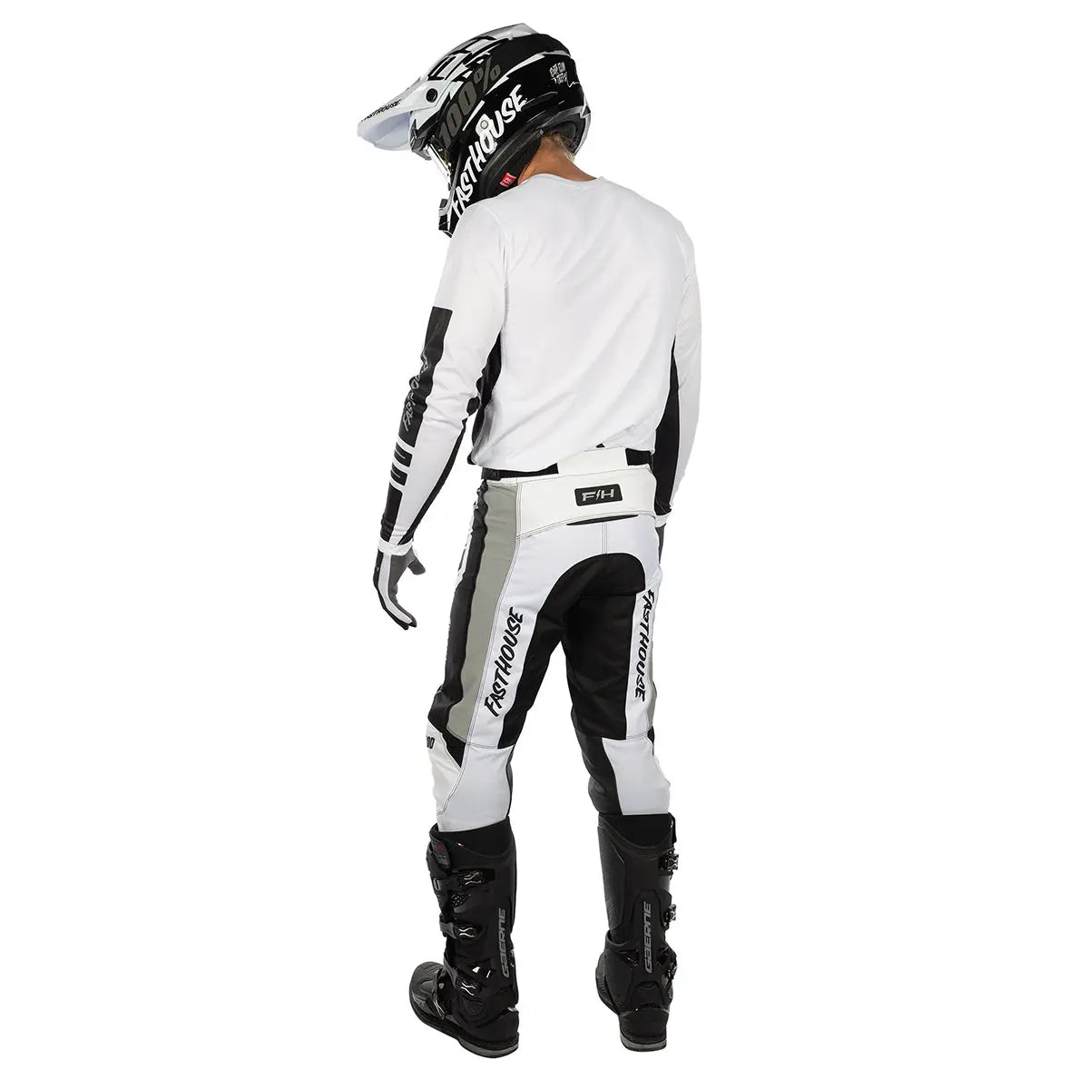 Fasthouse Elrod React Jersey - White/Black