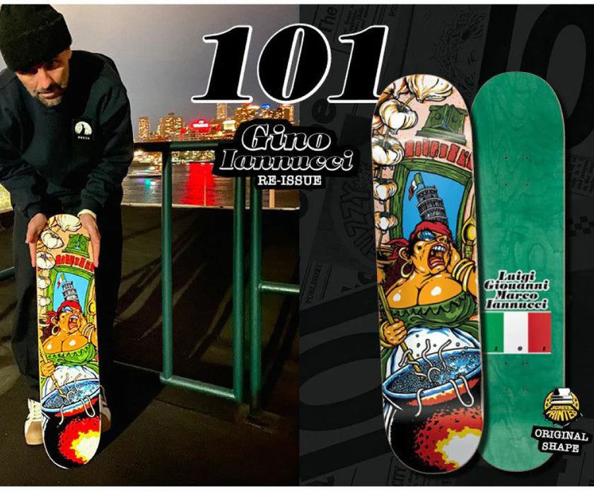 101 Luigi Iannucci "Gino Bel Paese" 8.375" heruitgavedeck