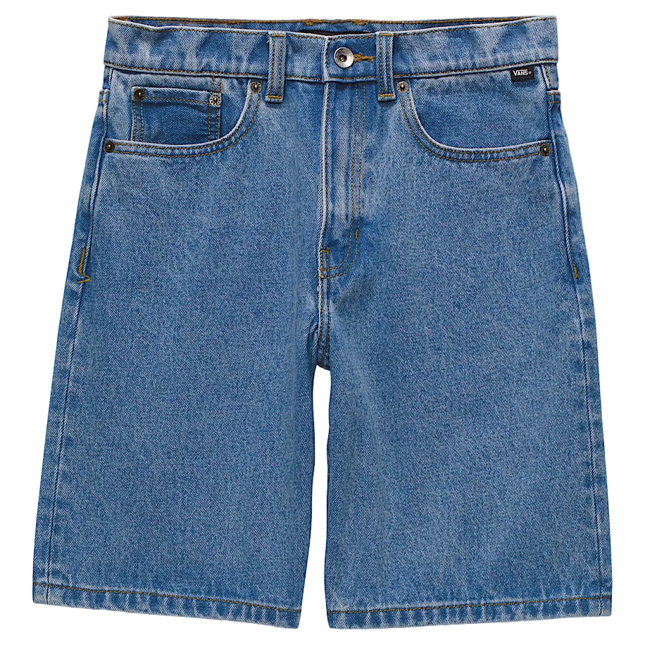Vans Kids Check-5 Baggy Denim Shorts - Stonewash Blue