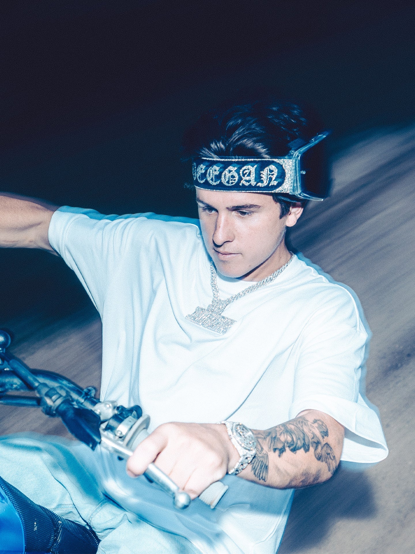 Alpinestars Limited Edition DNGR38 XXV Supertech Vision Goggle - Silver Black Mirror Silver