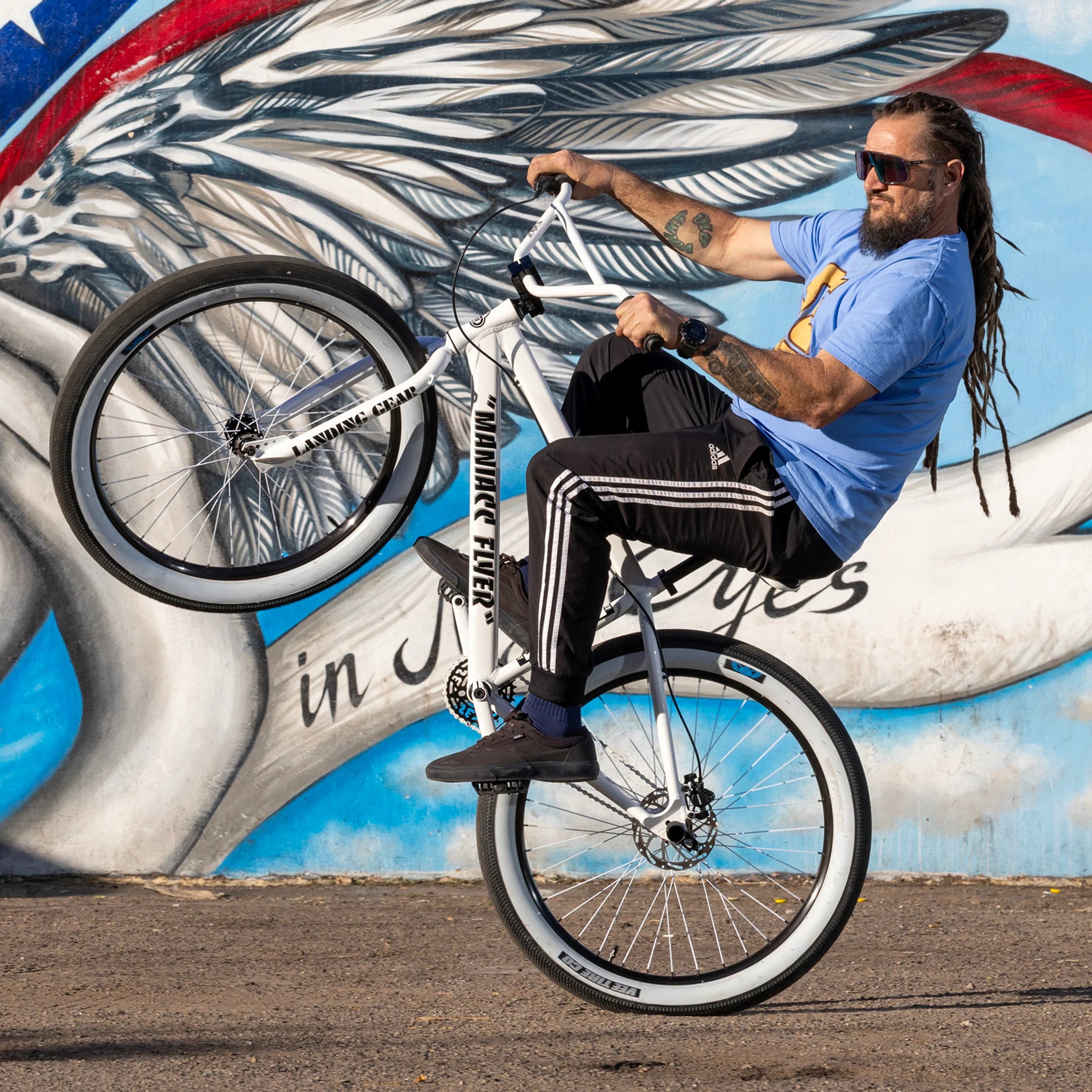 SE Bikes Maniacc Flyer 27.5" Complete Bike - Arctic White